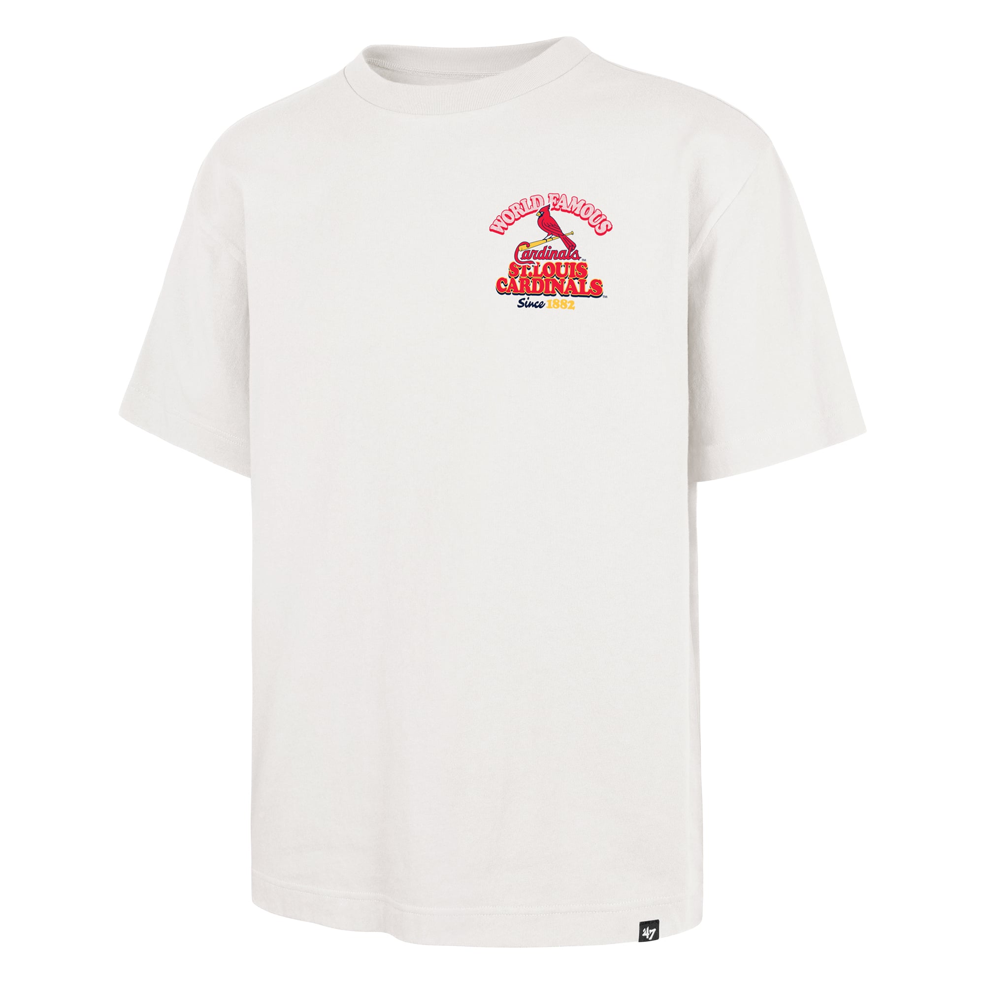 Men's '47 Cream St. Louis Cardinals Glizzy T-Shirt