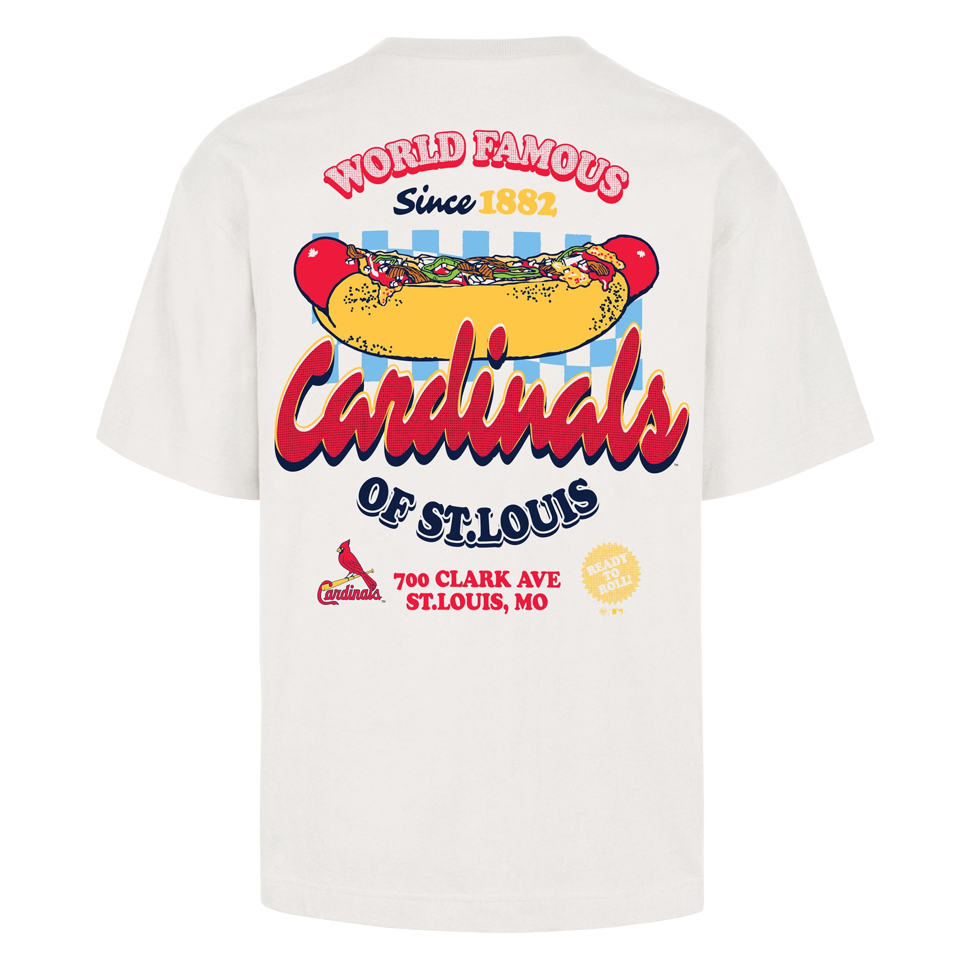 Men's '47 Cream St. Louis Cardinals Glizzy T-Shirt