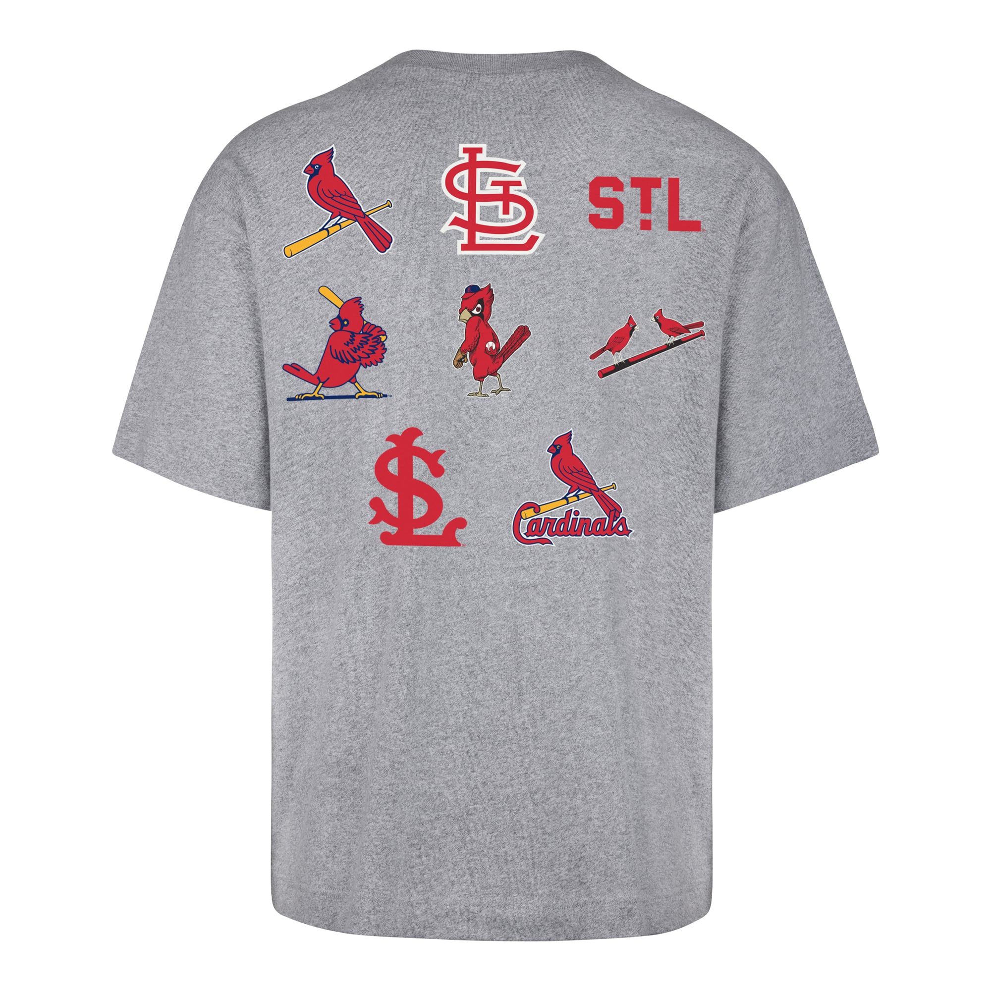 T-shirt homme gris '47 St. Louis Cardinals History Lock Foundation