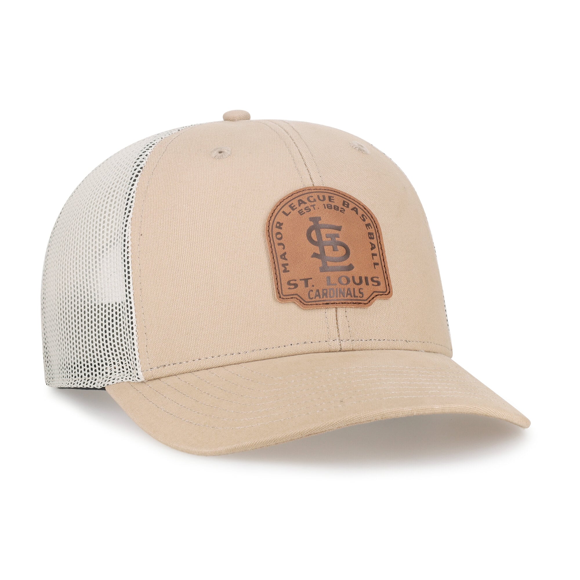 Casquette trucker snapback kaki St. Louis Cardinals « 47 » pour homme
