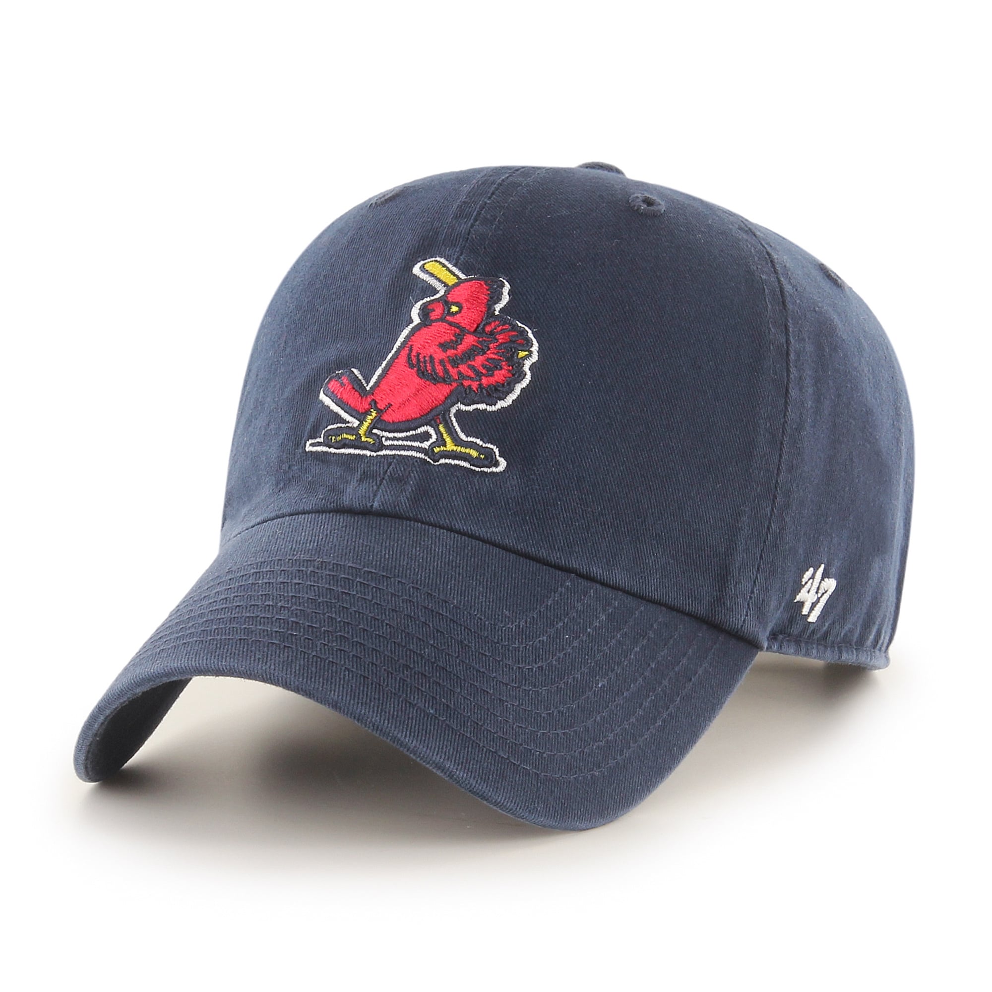 Casquette ajustable « Clean Up » pour homme, collection Cooperstown, bleu marine, modèle 47 des Cardinals de Saint-Louis