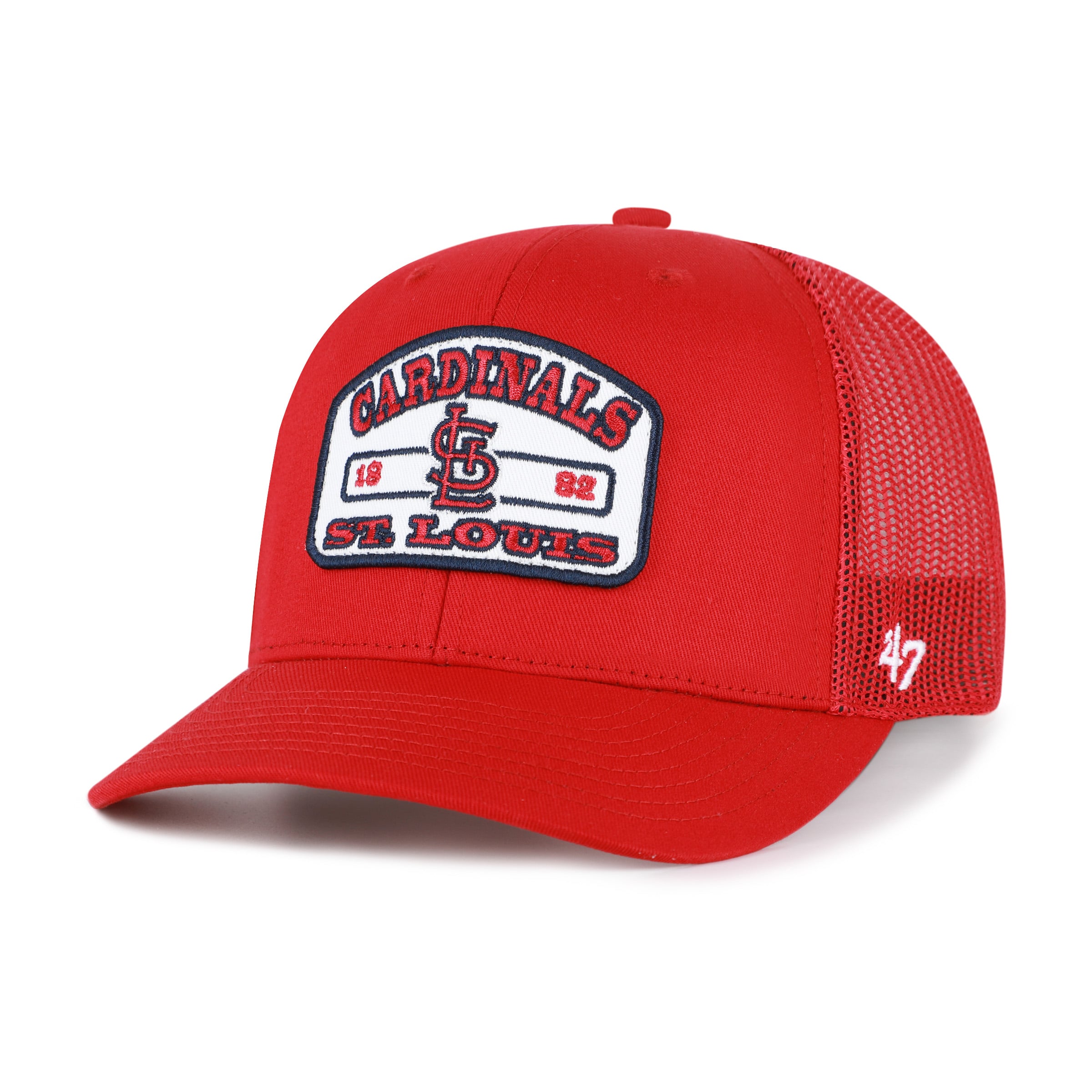 Men's '47  Red St. Louis Cardinals Roadway Trucker Snapback Hat