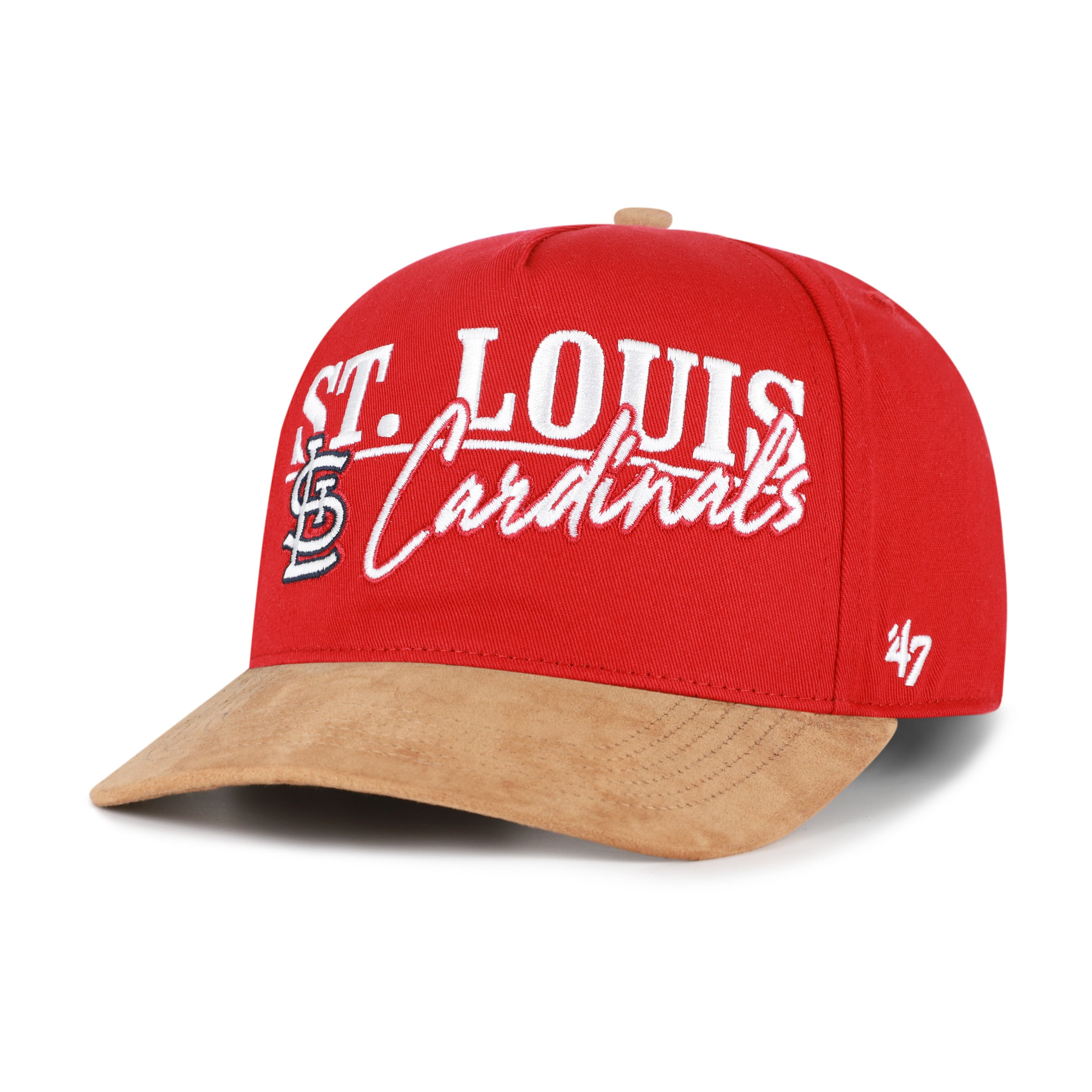 Casquette ajustable St. Louis Cardinals « Scribe Line Hitch » rouge/marron clair pour homme