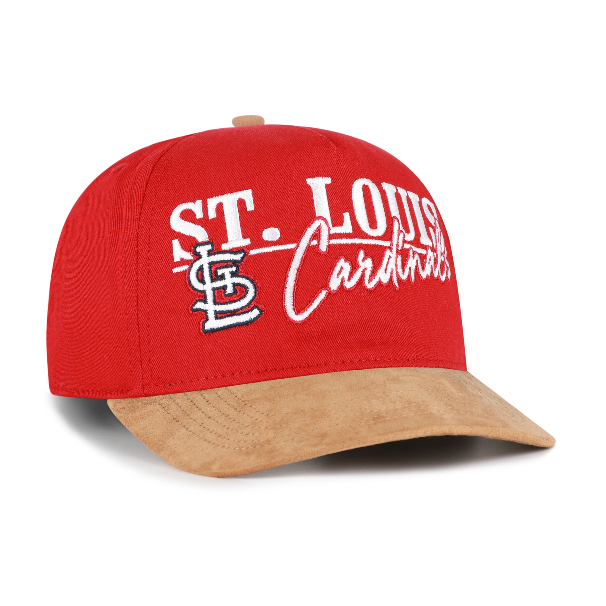 Casquette ajustable St. Louis Cardinals « Scribe Line Hitch » rouge/marron clair pour homme