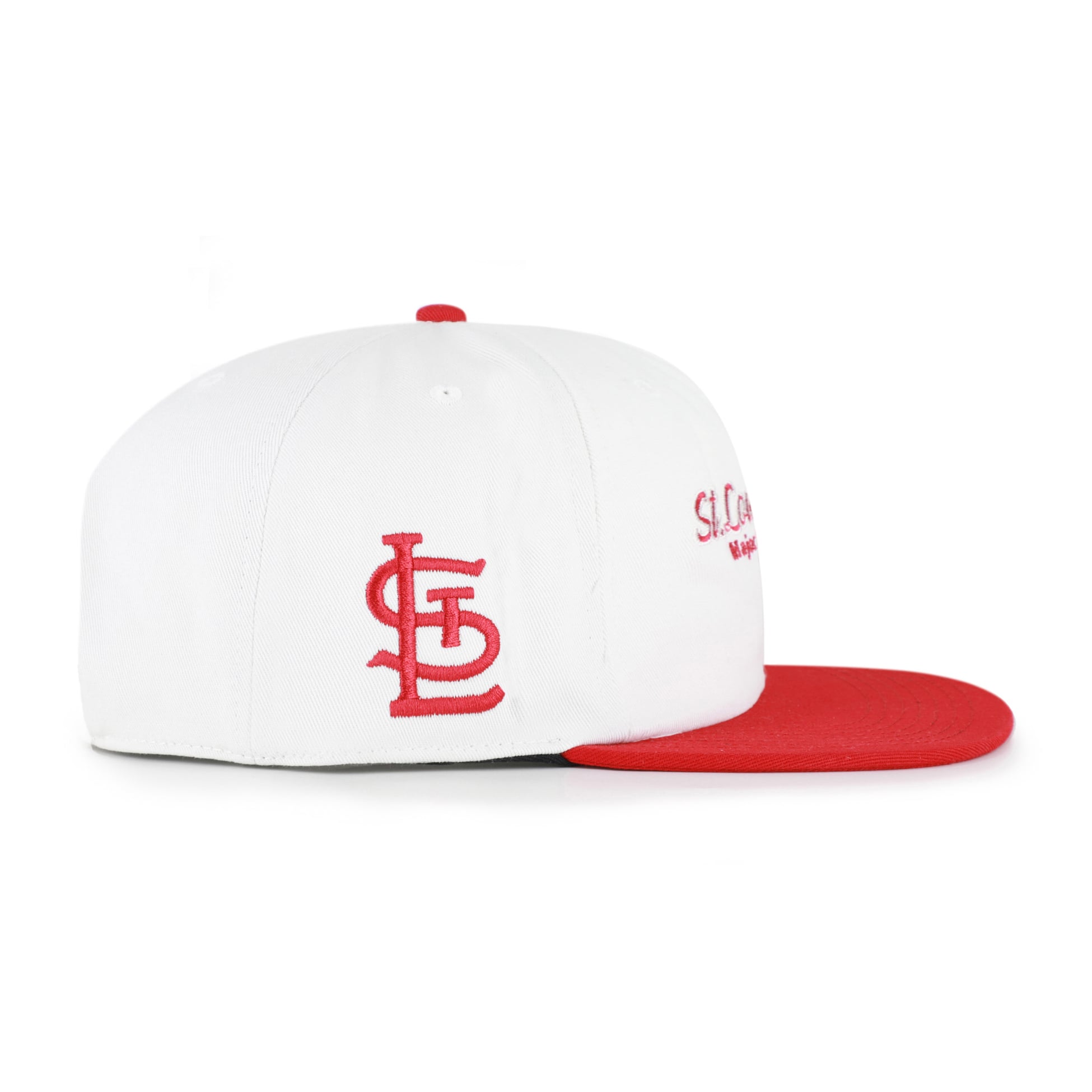 Casquette snapback capitaine décontractée St. Louis Cardinals '47 blanche/rouge