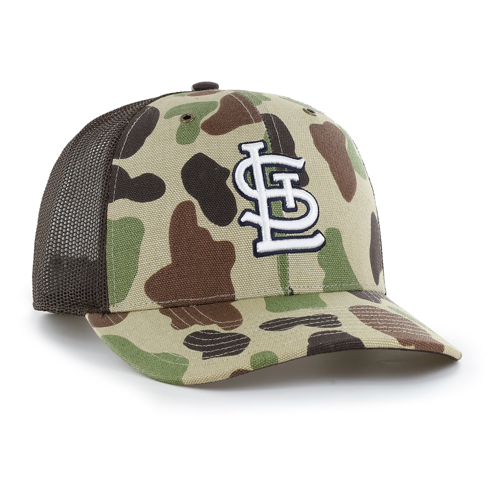 Casquette trucker ajustable Carhartt x '47 Camo St. Louis Cardinals Duck pour homme