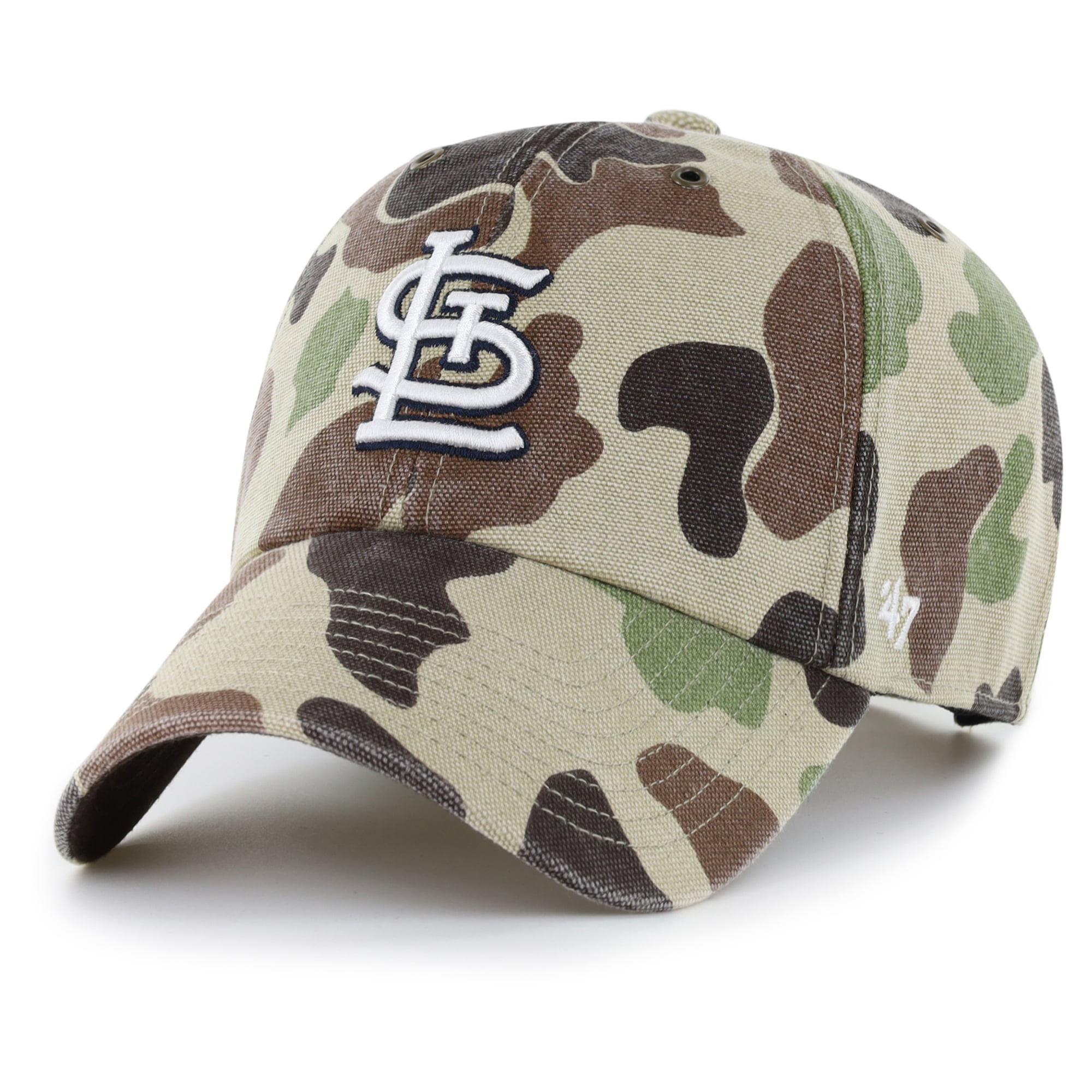 Casquette ajustable Carhartt x '47 Camo St. Louis Cardinals Duck Clean Up pour homme
