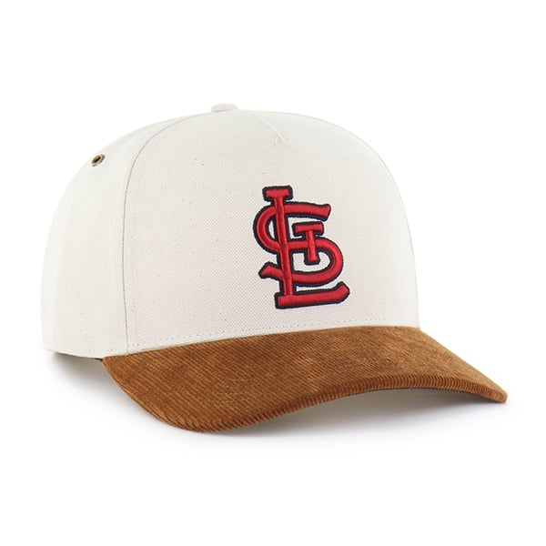 Men's Carhartt x '47 Natural/Brown St. Louis Cardinals Undyed Relaxed Hitch Adjustable Hat