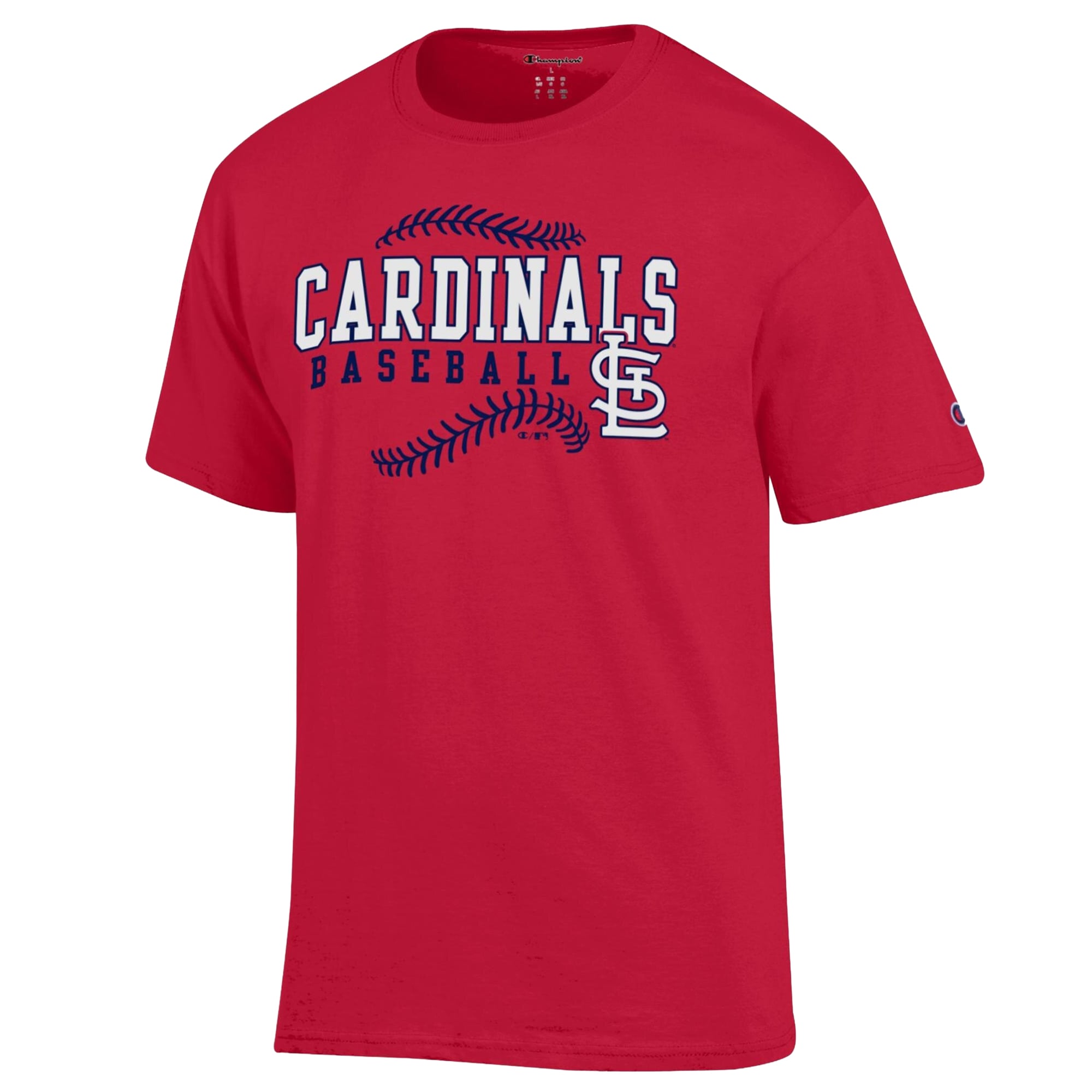 Men's Champion Red St. Louis Cardinals Baseball T-Shirt