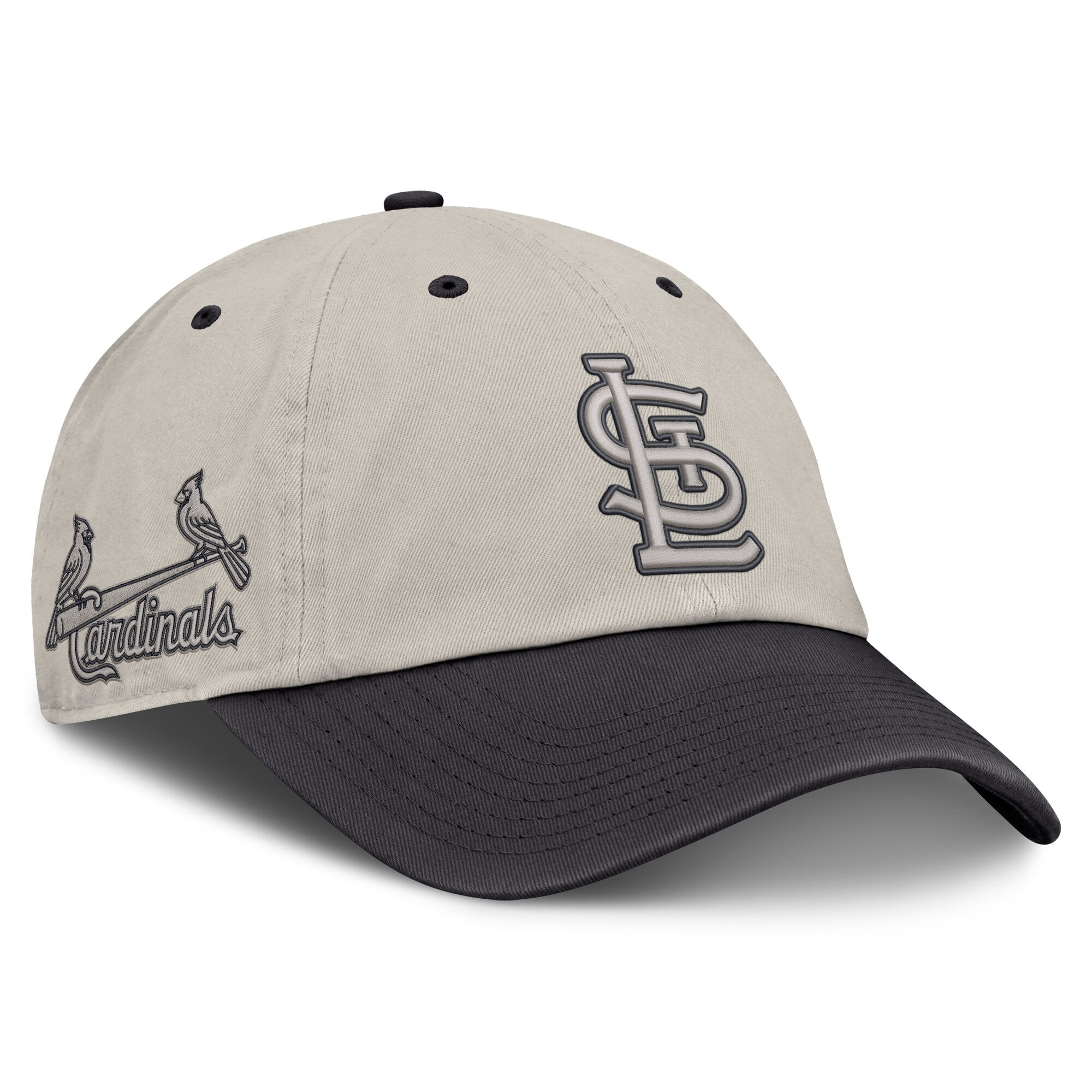 Casquette ajustable Fanatics beige/anthracite St. Louis Cardinals pour homme