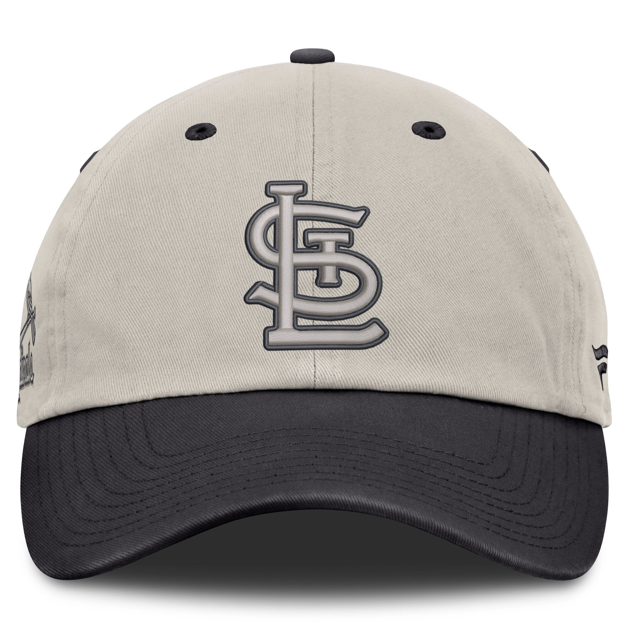Casquette ajustable Fanatics beige/anthracite St. Louis Cardinals pour homme