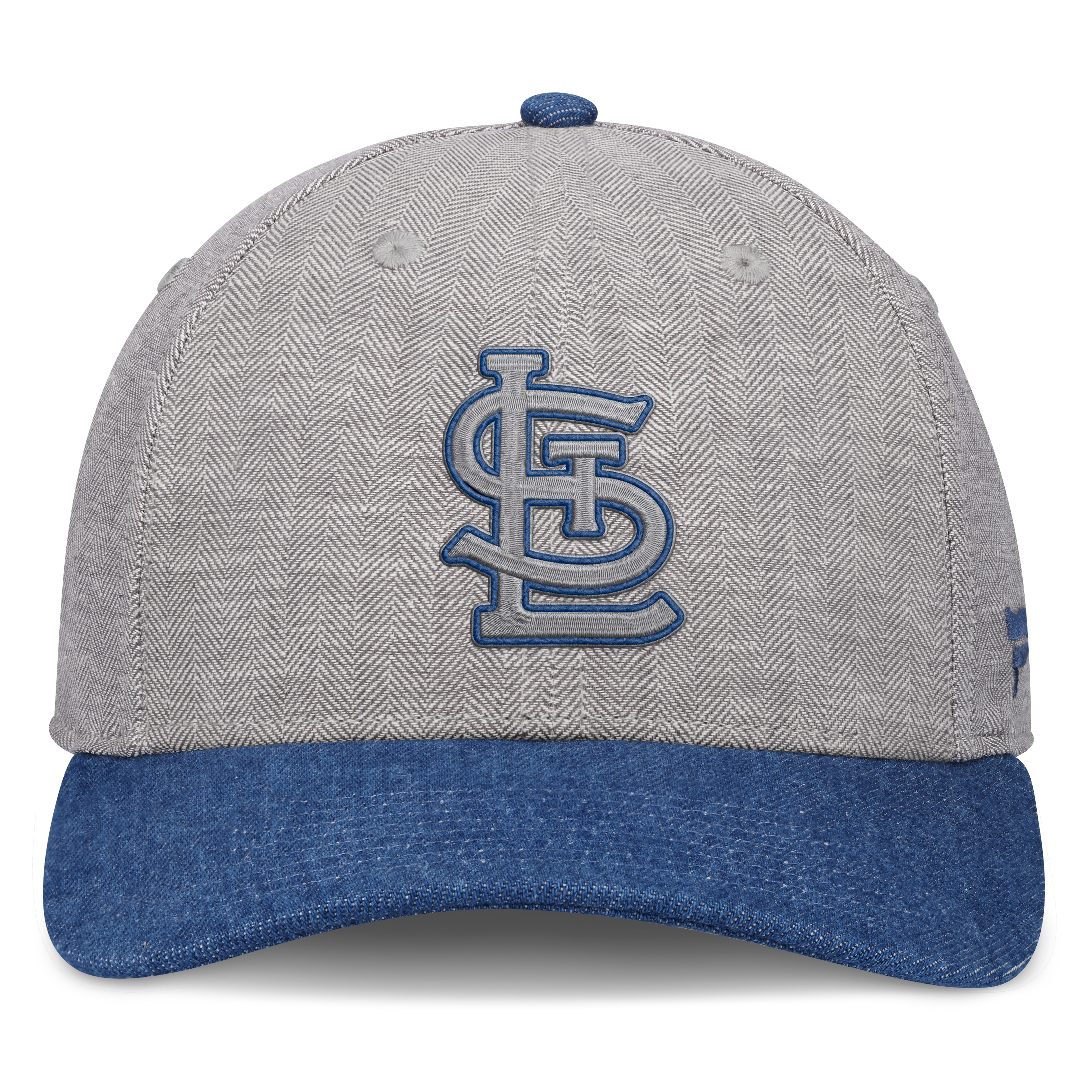 Casquette ajustable Fanatics grise/denim St. Louis Cardinals Level Up Conduct pour homme