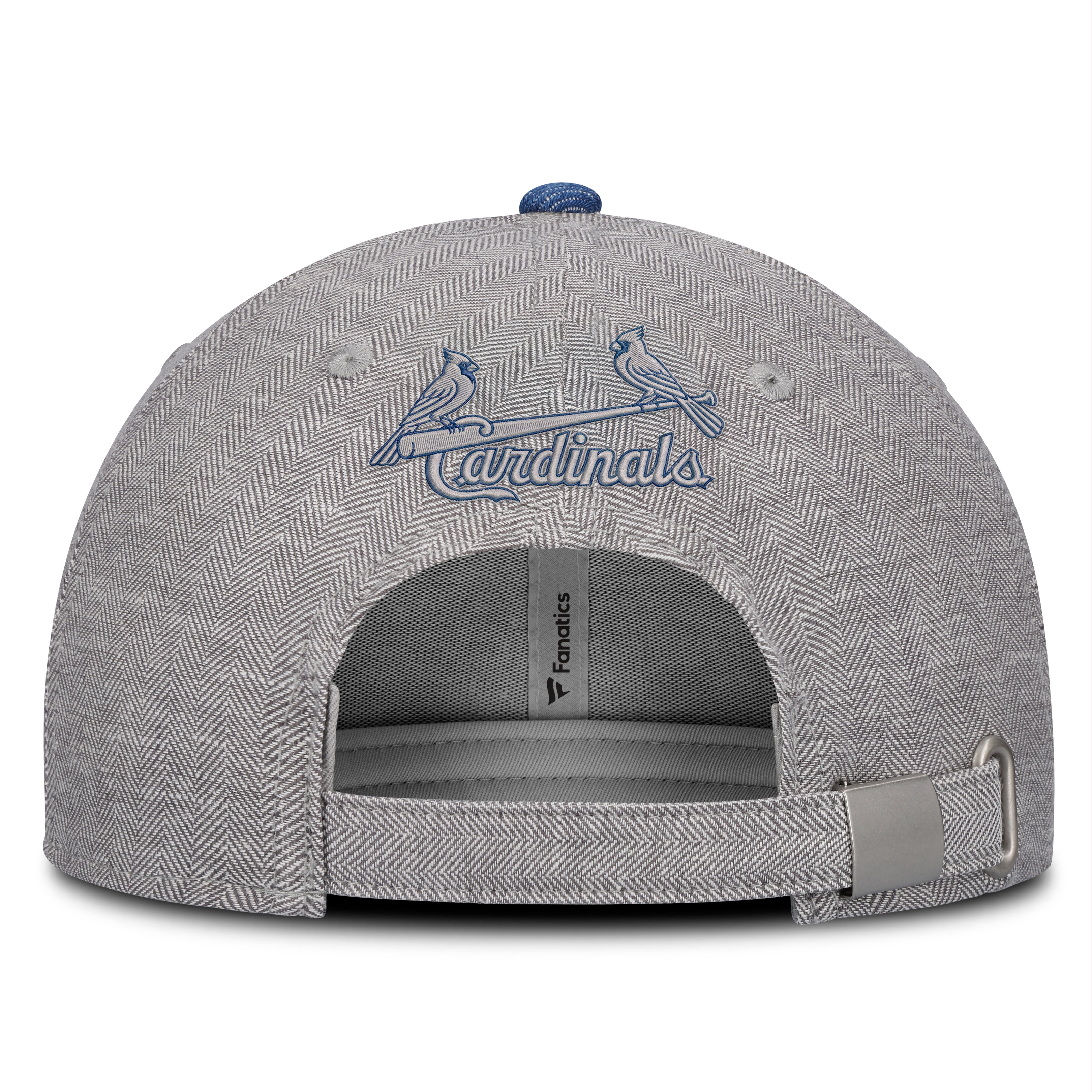 Casquette ajustable Fanatics grise/denim St. Louis Cardinals Level Up Conduct pour homme