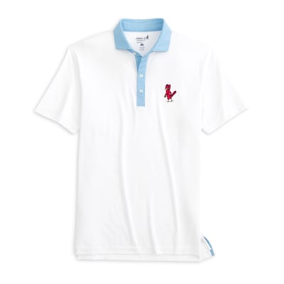 Polo St. Louis Cardinals johnnie-O Ramos Performance Cooperstown Logo Jersey - Blanc/Bleu clair