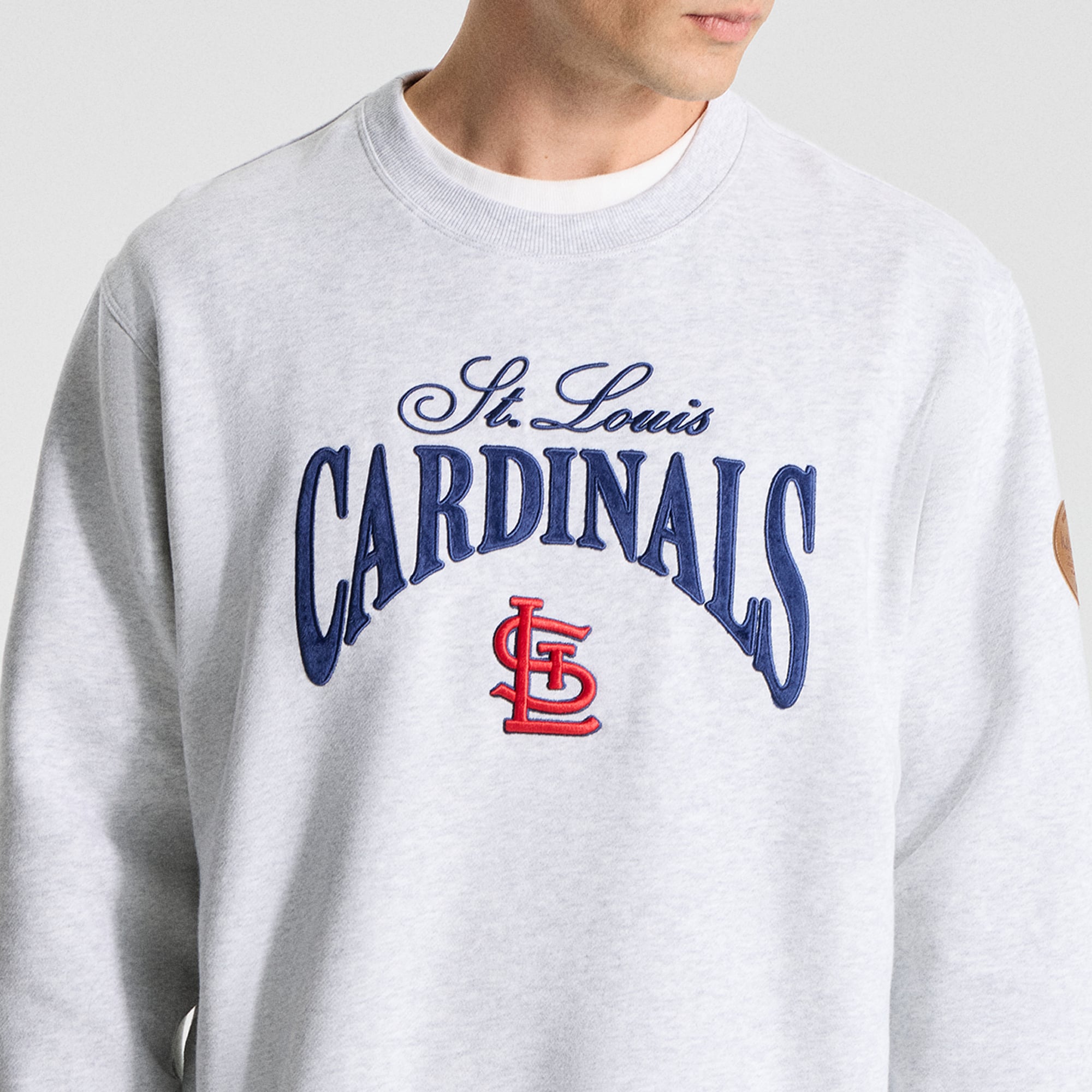 Men's lululemon Heathered Core Ultra Light Grey St. Louis Cardinals Steady State Sweatshirt