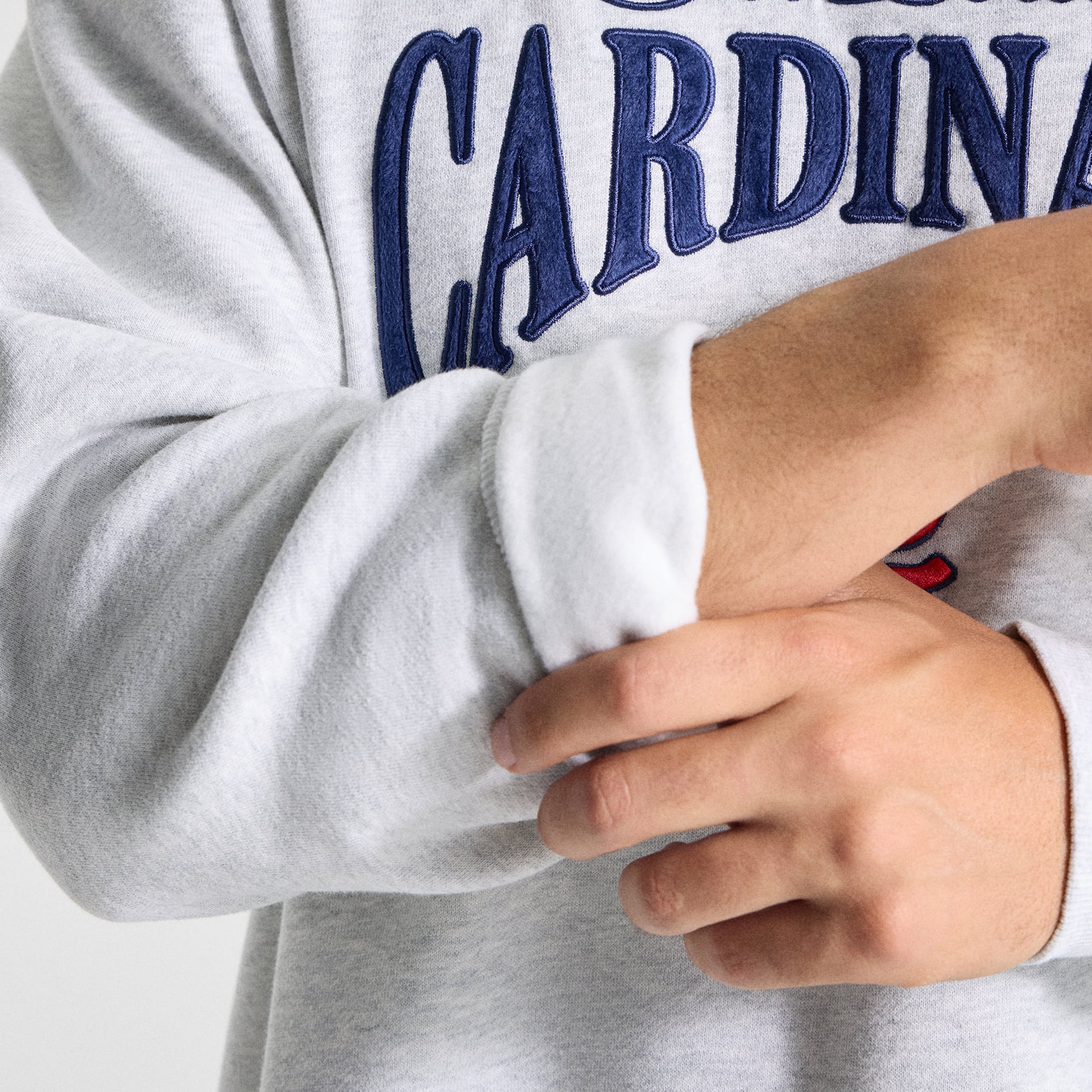 Men's lululemon Heathered Core Ultra Light Grey St. Louis Cardinals Steady State Sweatshirt