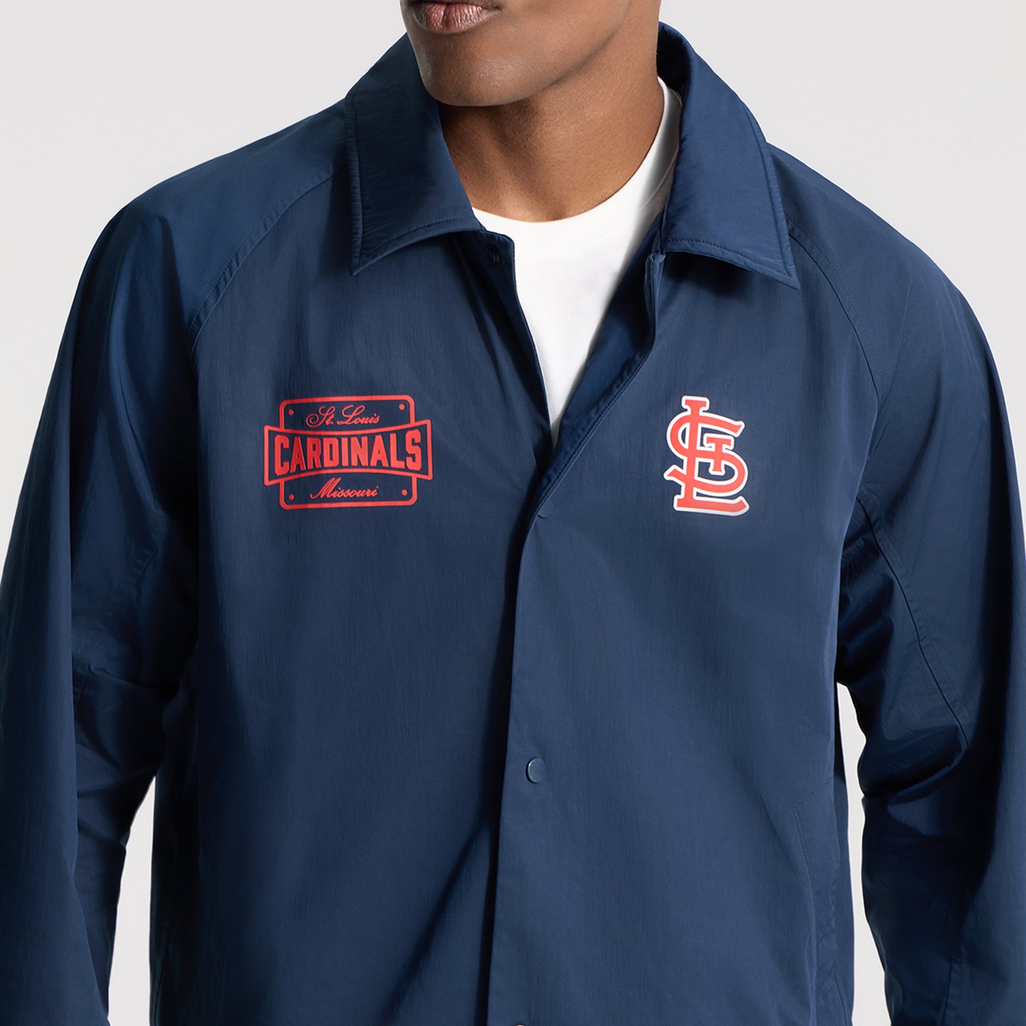 Veste de coach raglan True Navy St. Louis Cardinals lululemon pour homme