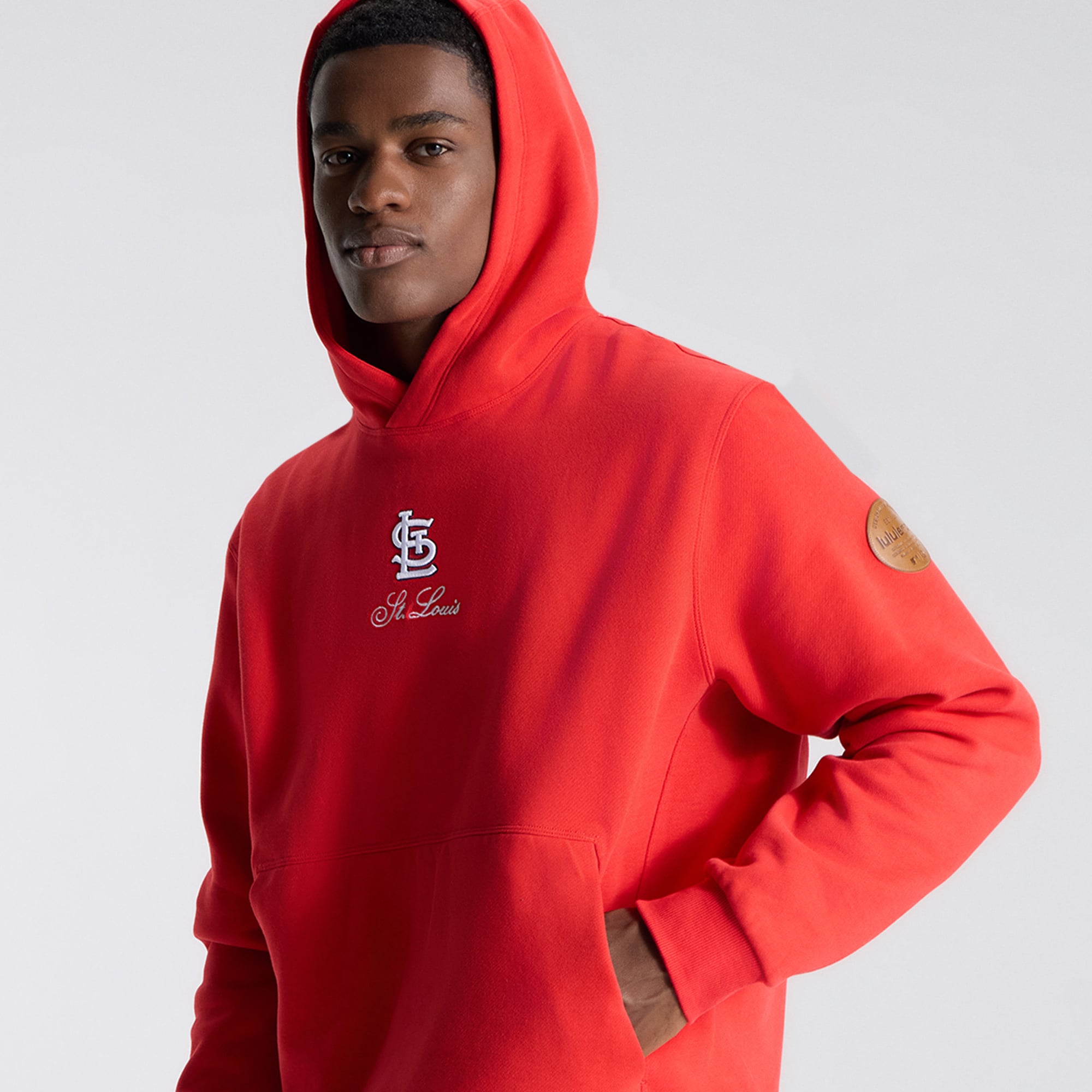 Men's lululemon True Red St. Louis Cardinals Steady State Hoodie