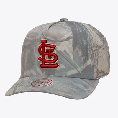 St. Louis Cardinals Mitchell & Ness Perfect Pro Pinch Adjustable Hat - Camo