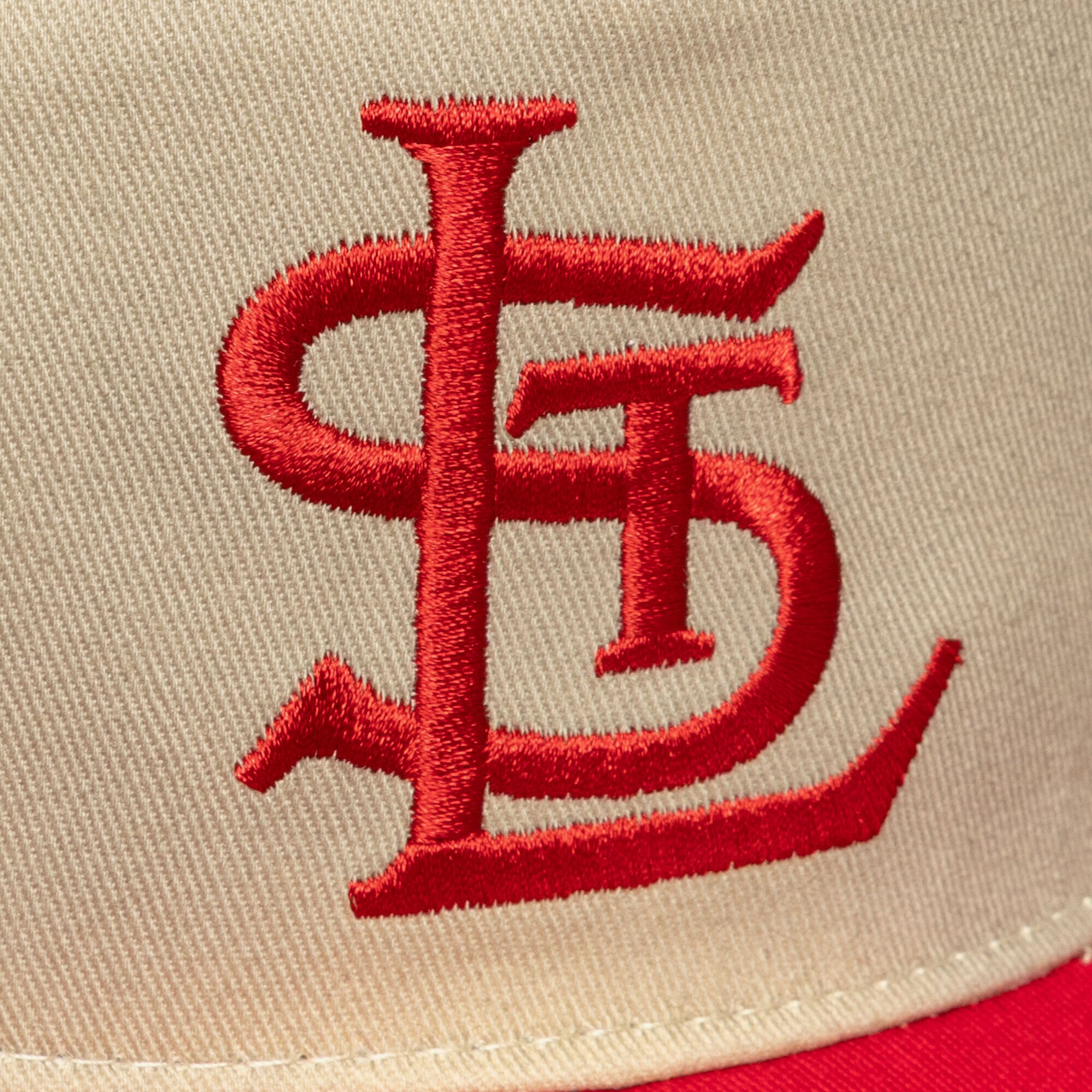 Men's Mitchell & Ness  Cream St. Louis Cardinals Retro Roots Deadstock Cooperstown Snapback Hat
