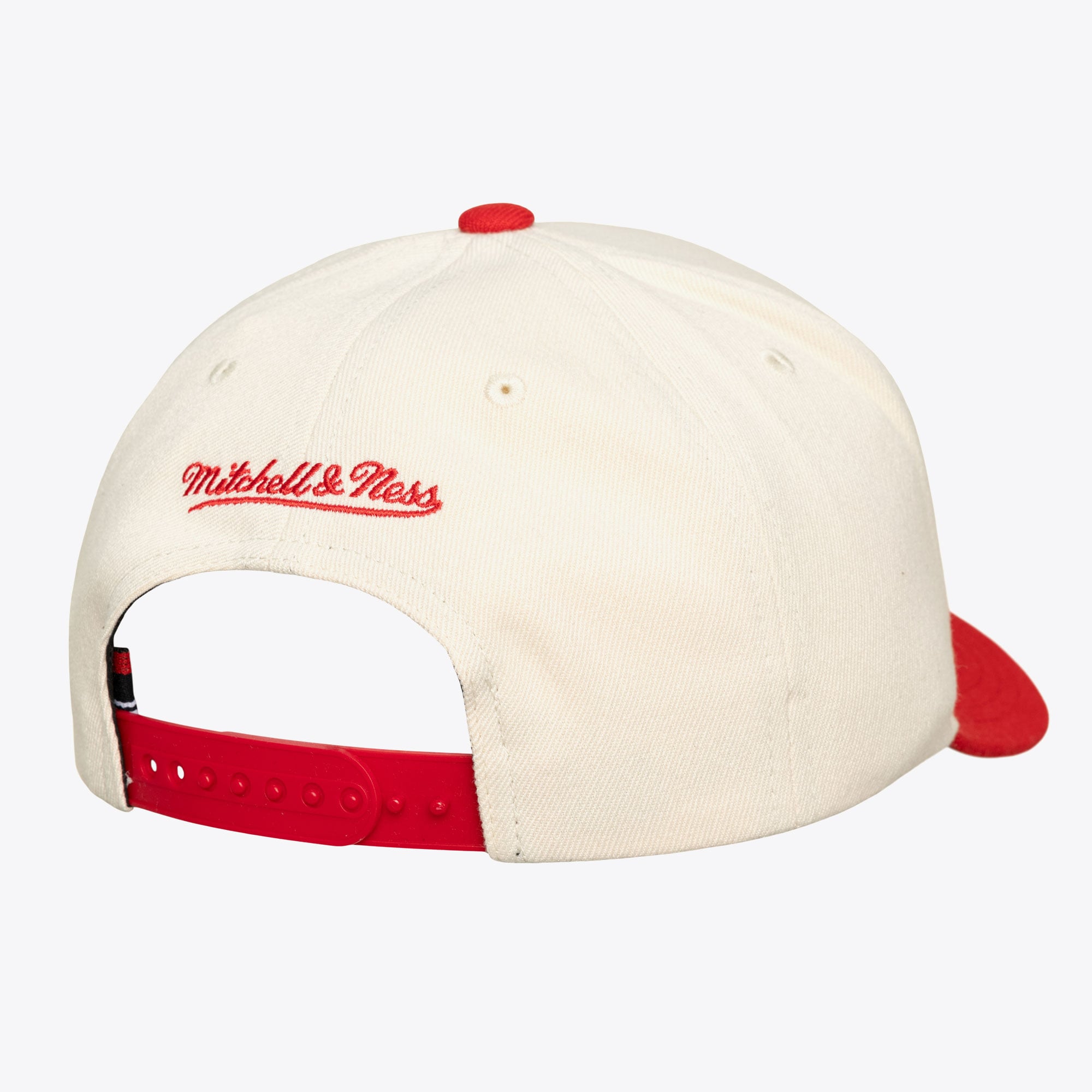 Men's Mitchell & Ness  Cream/Red St. Louis Cardinals Flawless Stretch-Snapback Hat