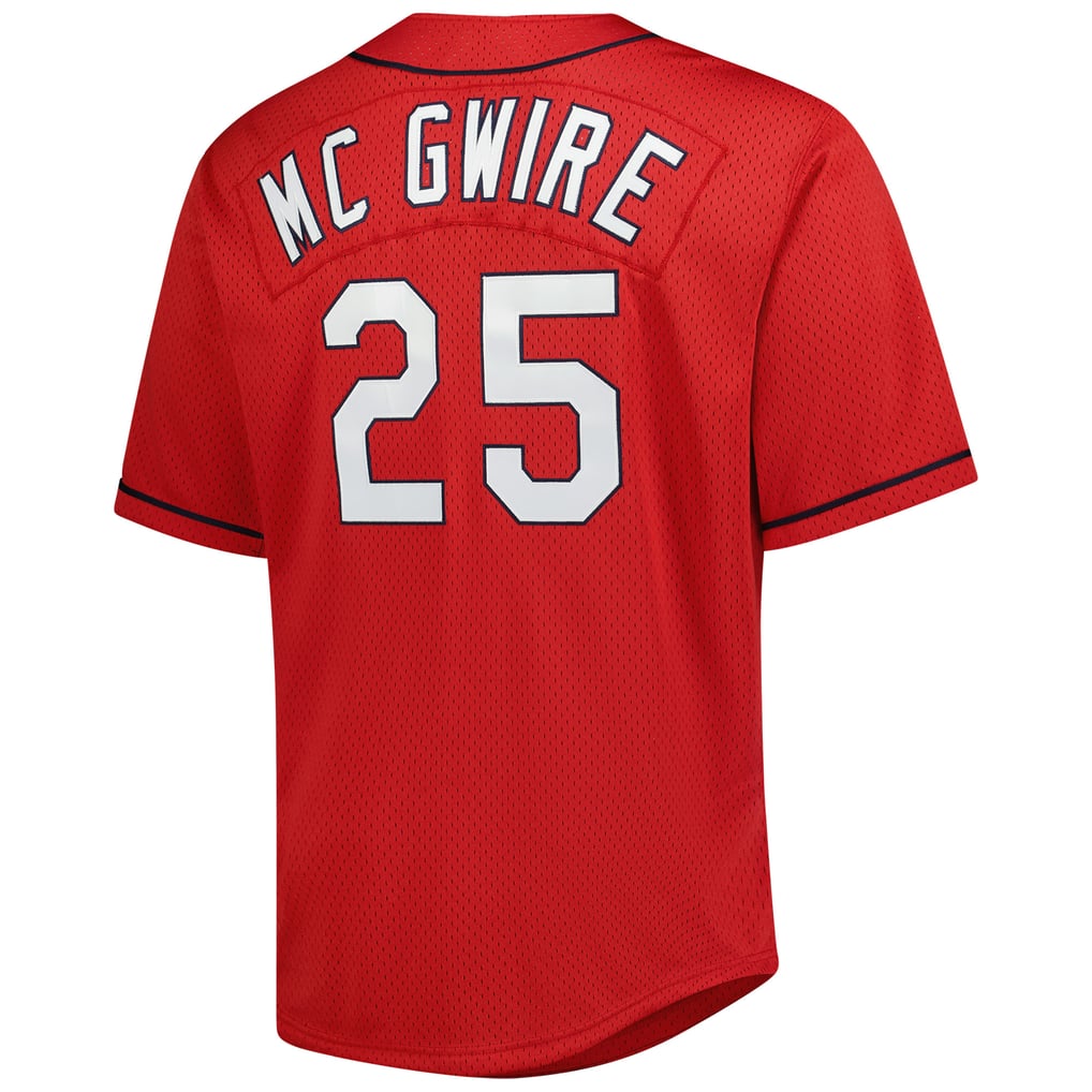 メンズ Mitchell&Ness マーク・マグワイア レッド セントルイス 