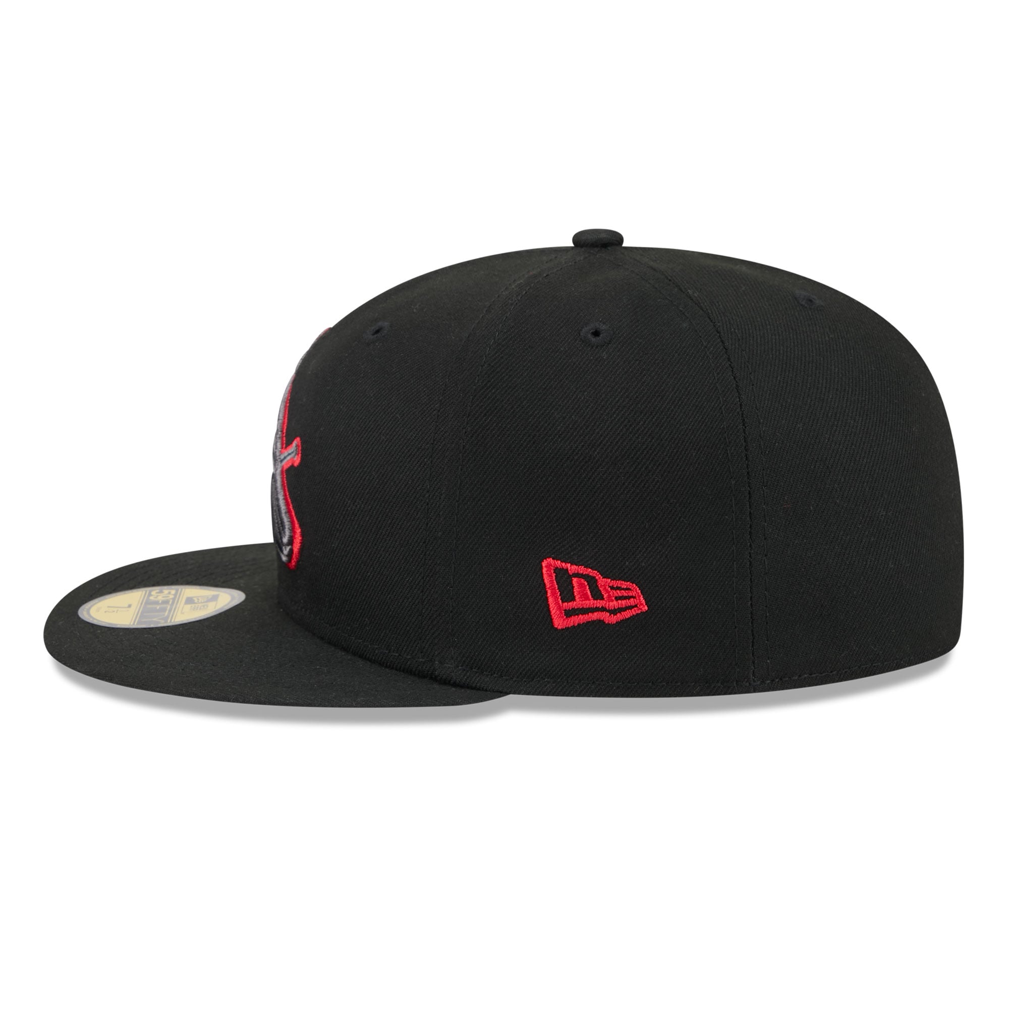 Casquette ajustée New Era 59FIFTY pour homme, noire, motif Cardinals de Saint-Louis.