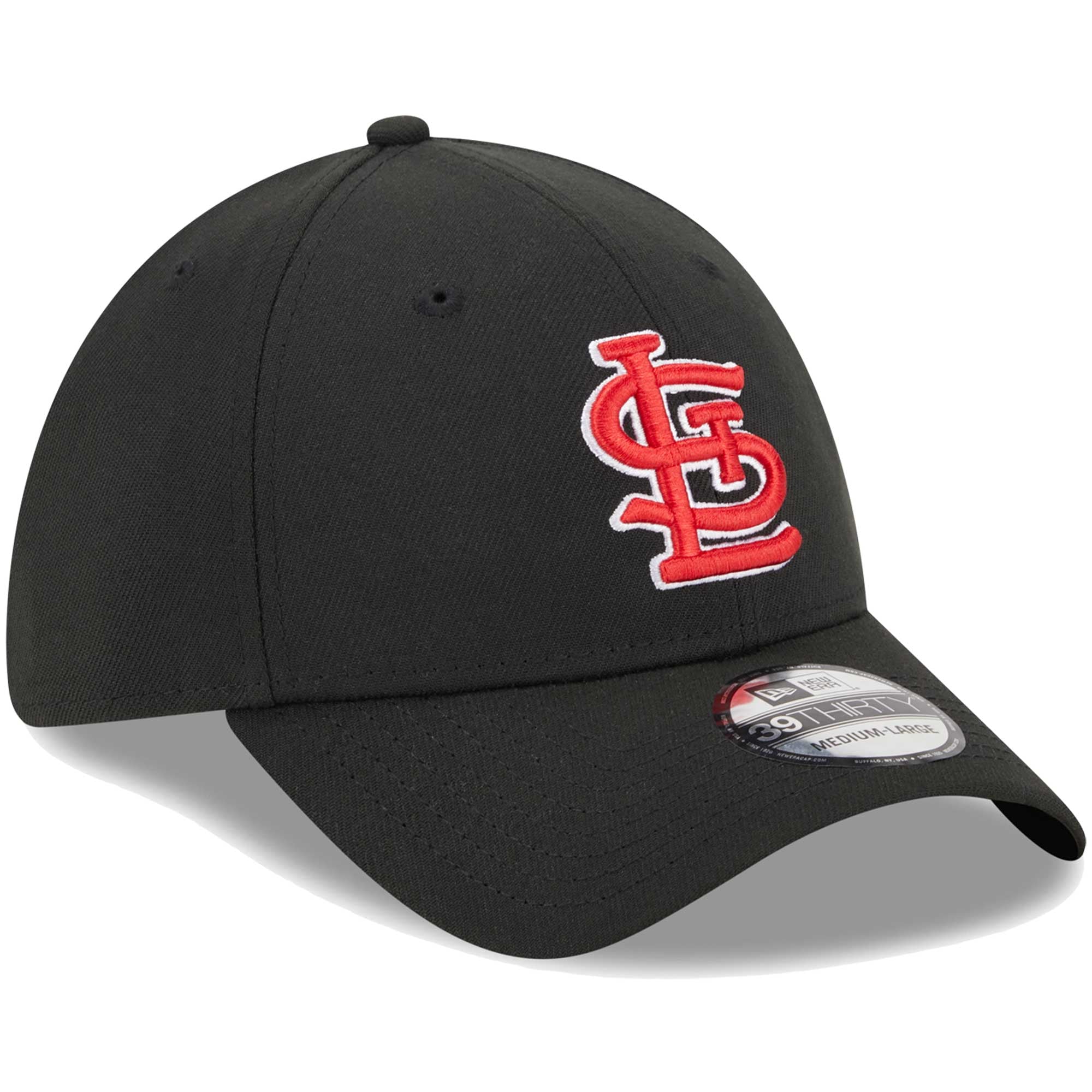Casquette Flex 39THIRTY noire avec logo St. Louis Cardinals New Era pour homme