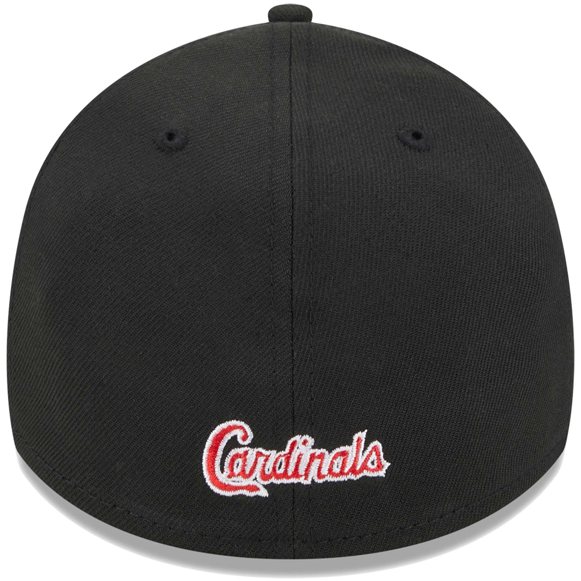 Casquette Flex 39THIRTY noire avec logo St. Louis Cardinals New Era pour homme