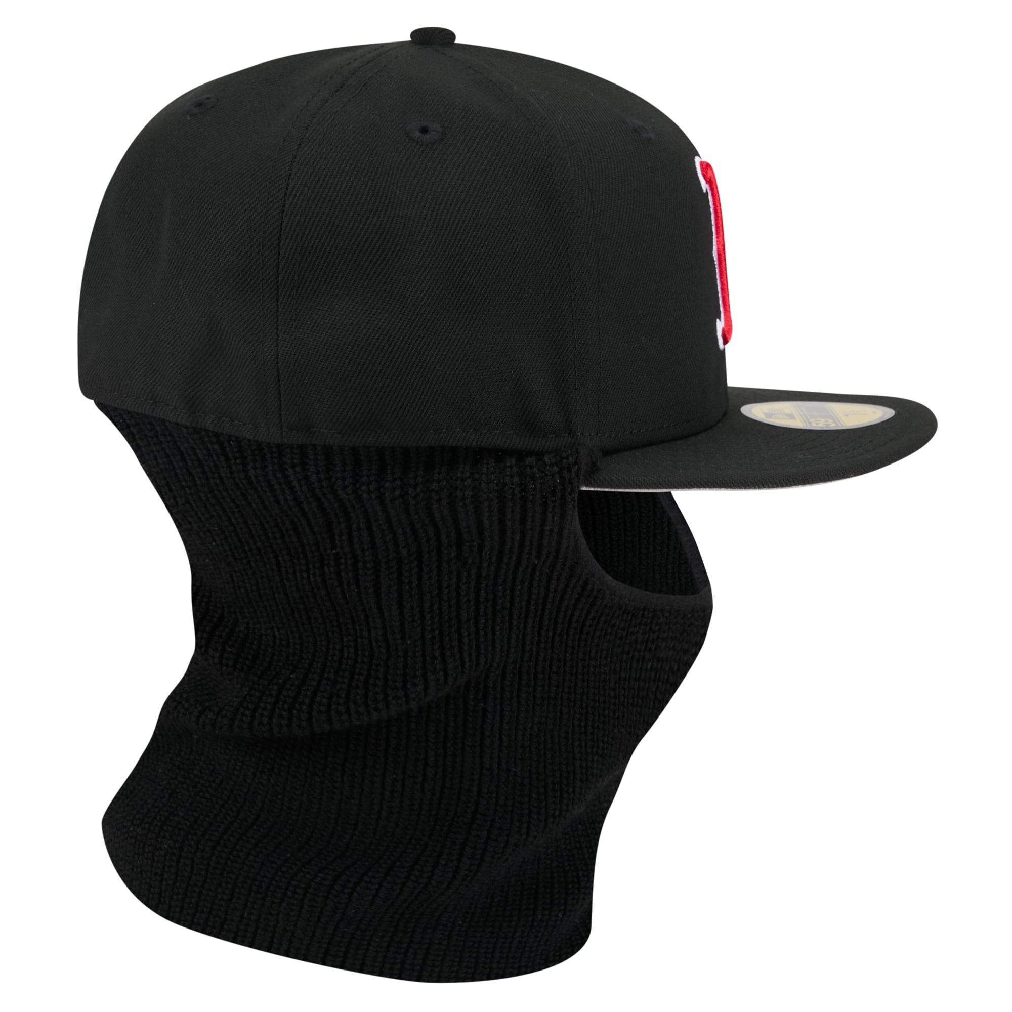 Men's New Era  Black St. Louis Cardinals Ski Mask 59FIFTY Fitted Hat