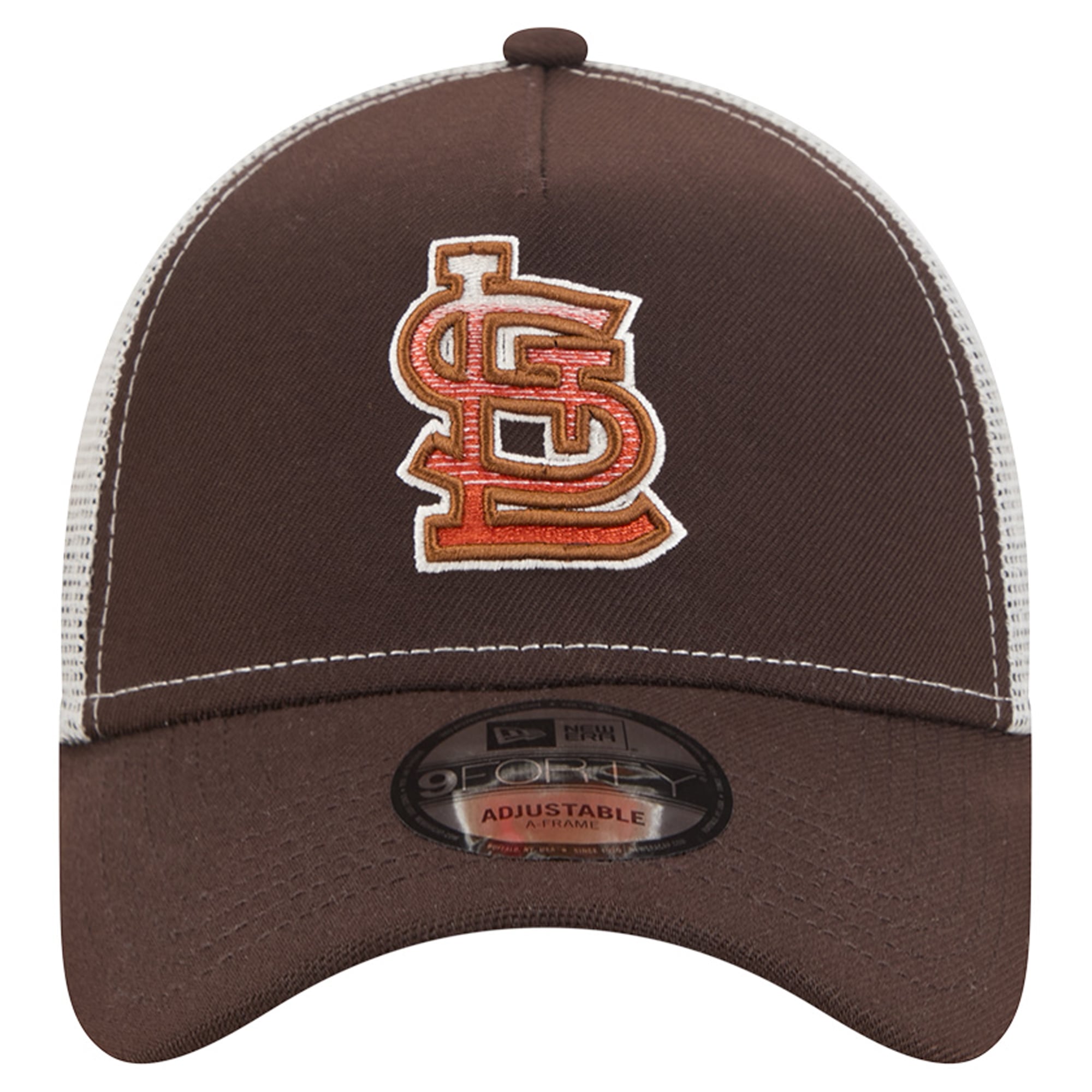 Casquette trucker ajustable New Era 9FORTY marron St. Louis Cardinals Pumpkin Spice pour homme