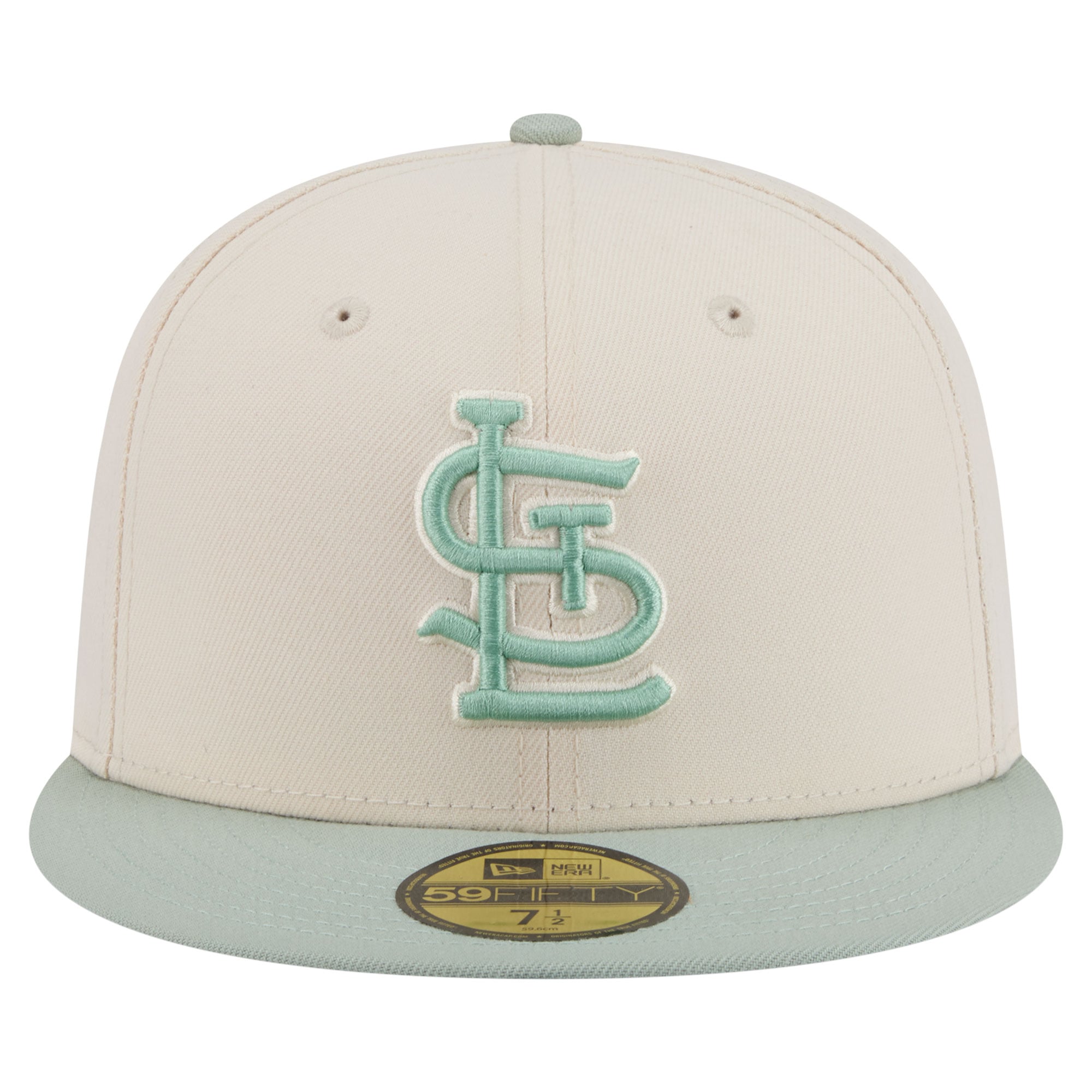 Casquette ajustée New Era 59FIFTY crème/verte pour homme, coloris Cardinals de Saint-Louis