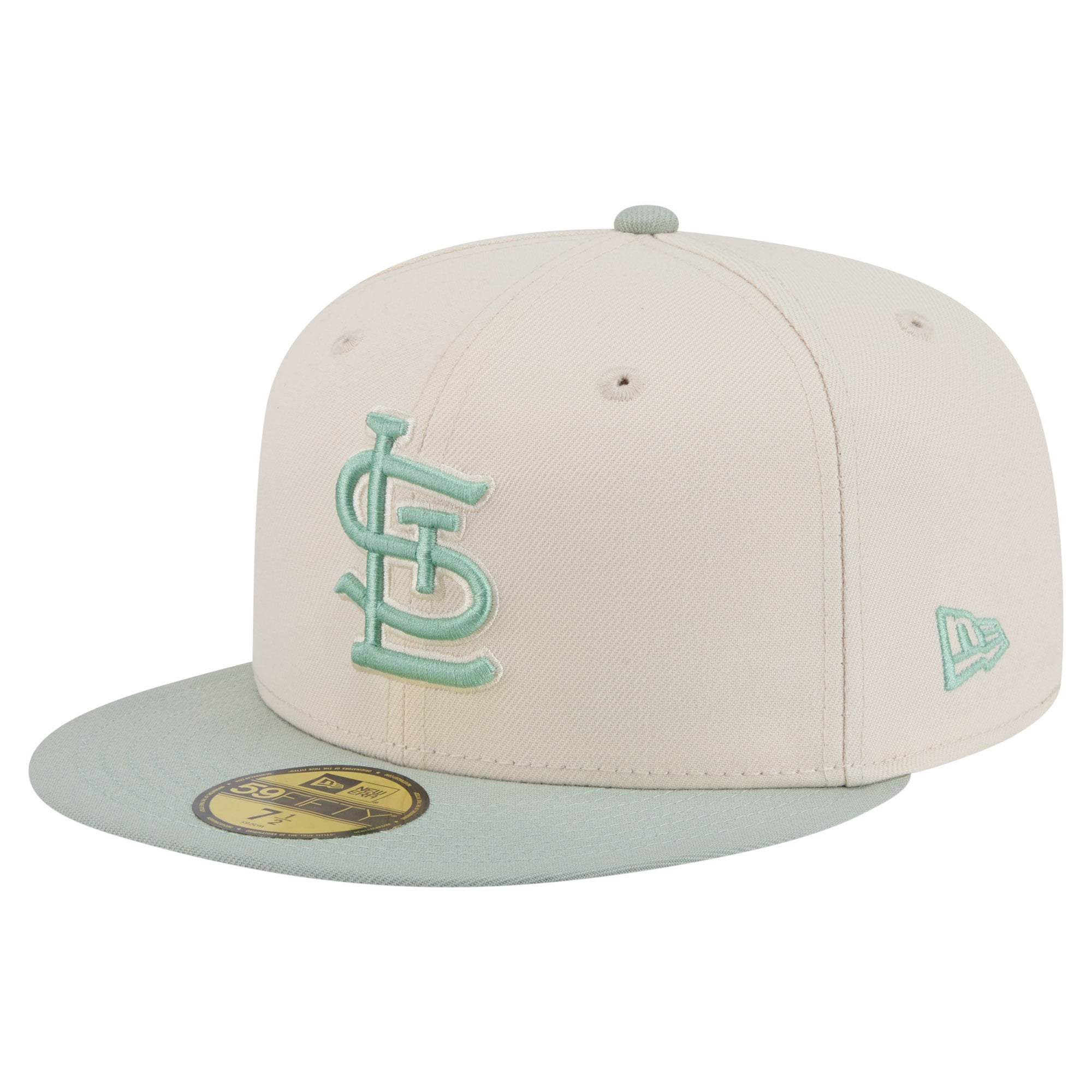 Casquette ajustée New Era 59FIFTY crème/verte pour homme, coloris Cardinals de Saint-Louis