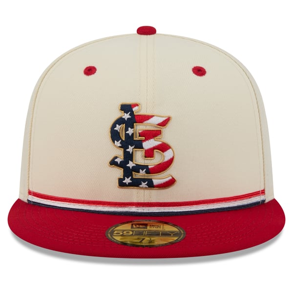 St. Louis Cardinals Era Red White and Blue 4th of July 9TWENTY Women\'s Cap New Era 9SEVENTY Snapback - Fourth of July  main image 4