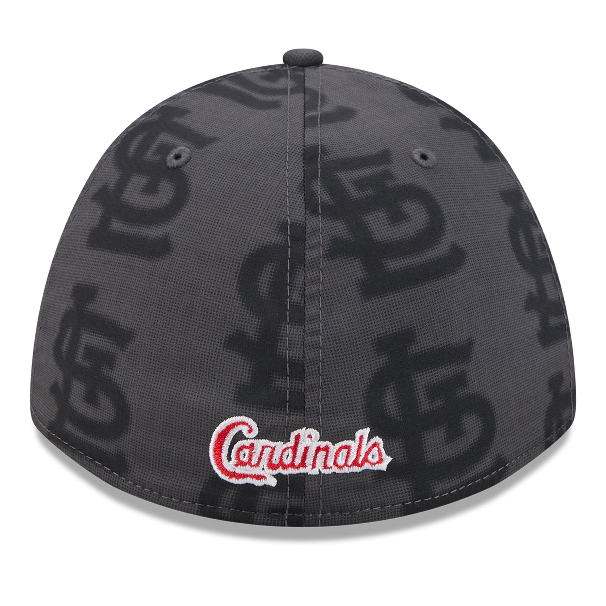 Men's New Era  Gray St. Louis Cardinals Halftone 39THIRTY Flex Hat