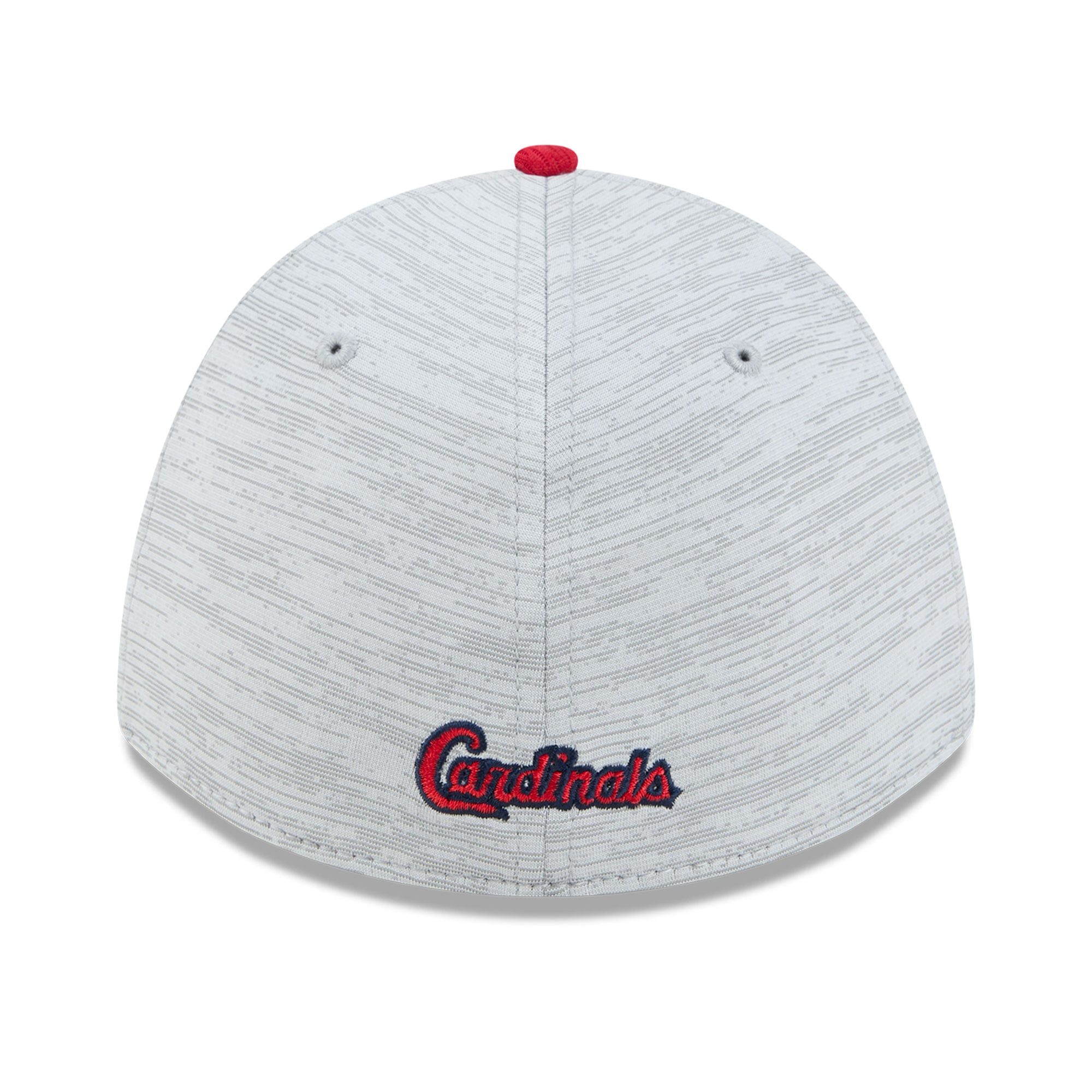 Casquette New Era Tech 39THIRTY Flex grise et rouge des Cardinals de Saint-Louis pour homme