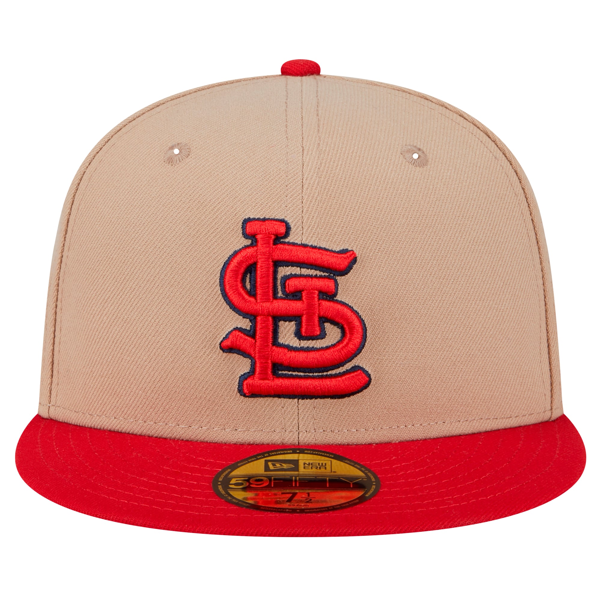 Men's New Era Khaki St. Louis Cardinals 59FIFTY Fitted Hat