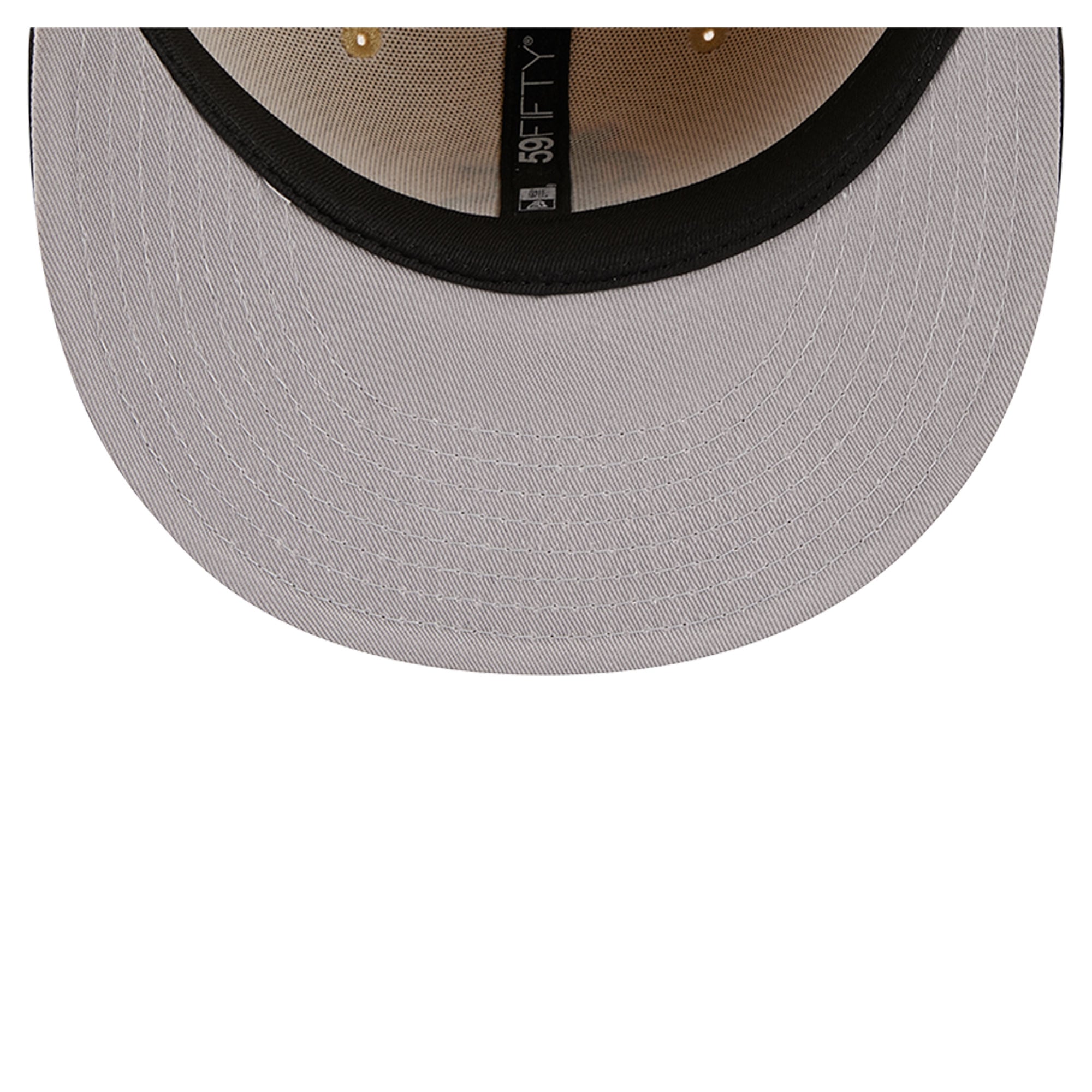 Men's New Era Light Beige St. Louis Cardinals Two-Tone Embroidered Visor 59FIFTY Fitted Hat