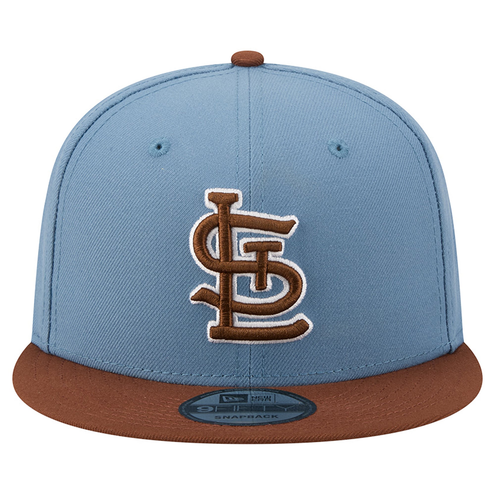 Casquette snapback New Era 9FIFTY pour homme, bleu clair/marron, coloris Cardinals de Saint-Louis