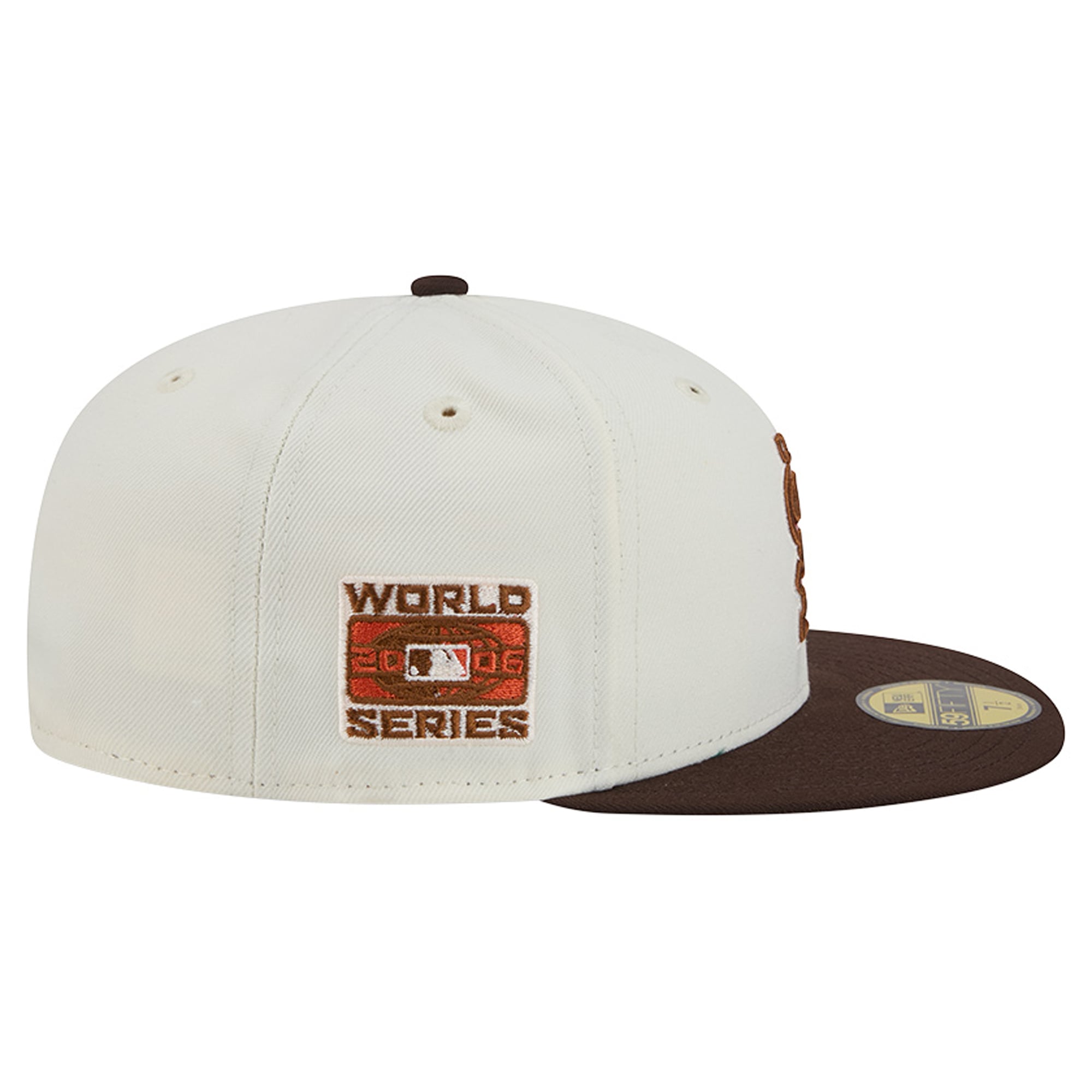 Men's New Era Natural/Brown St. Louis Cardinals Pumpkin Spice 59FIFTY Fitted Hat