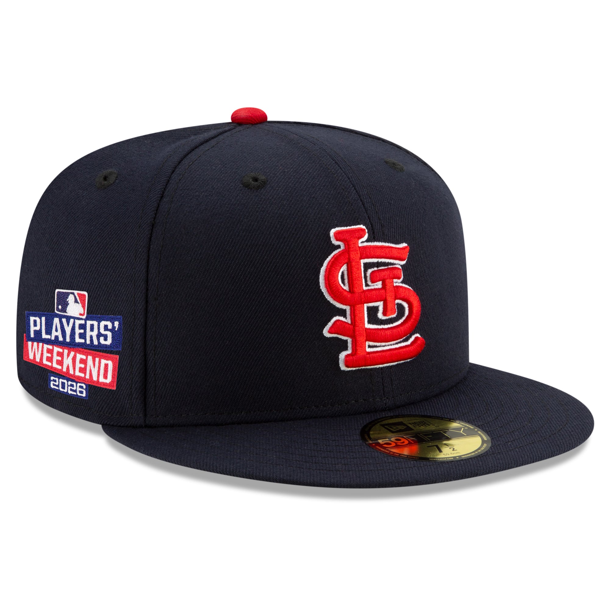 Men's New Era Navy St. Louis Cardinals 2026 Players' Weekend Authentic Collection 59FIFTY Fitted Hat