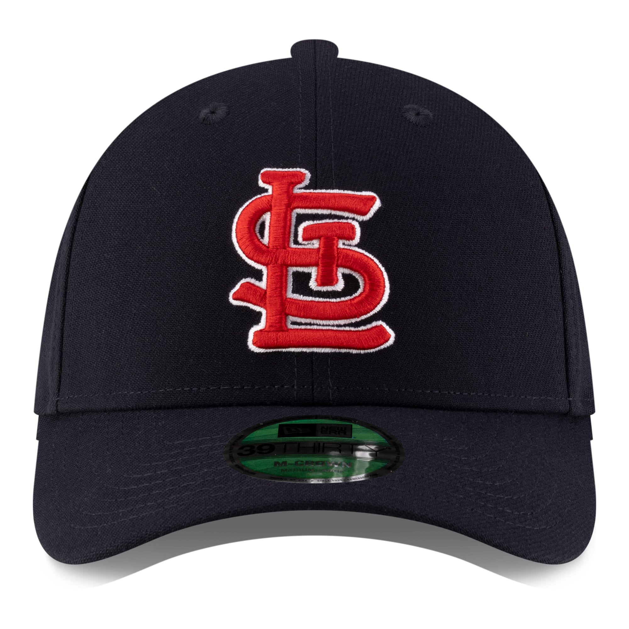 Men's New Era  Navy St. Louis Cardinals Player Replica 39THIRTY M-Crown Flex Hat