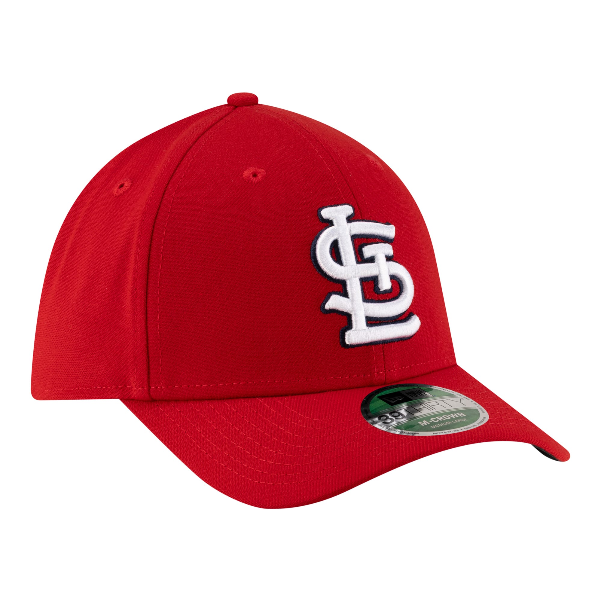 Casquette New Era rouge St. Louis Cardinals, réplique du modèle 39THIRTY M-Crown Flex pour homme