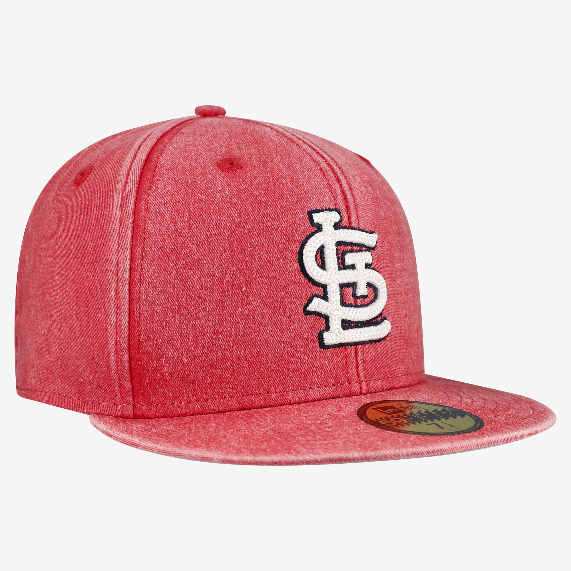 Casquette ajustée New Era rouge St. Louis Cardinals 59FIFTY pour homme