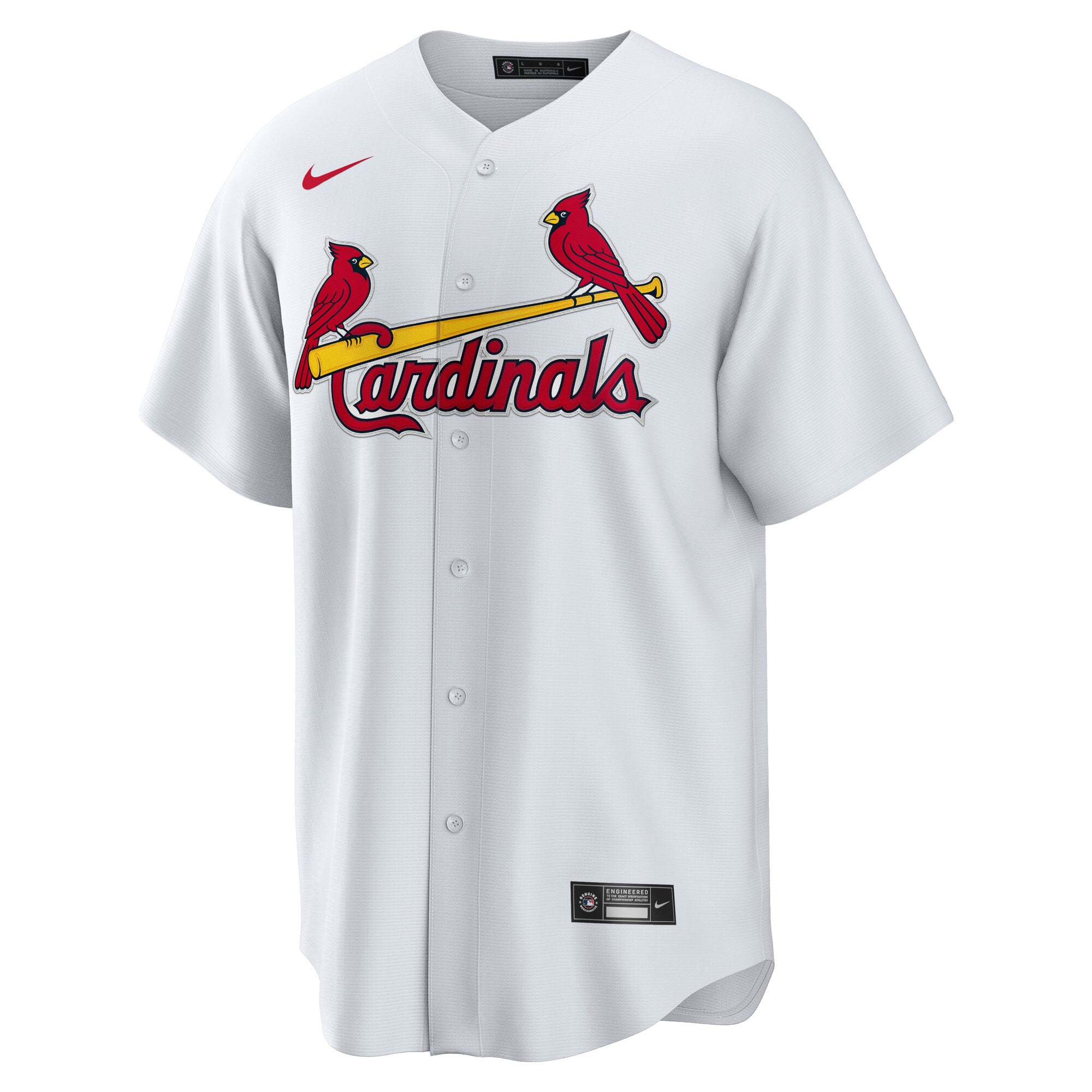 Maillot réplique domicile Nike JJ Wetherholt blanc des Cardinals de Saint-Louis pour homme