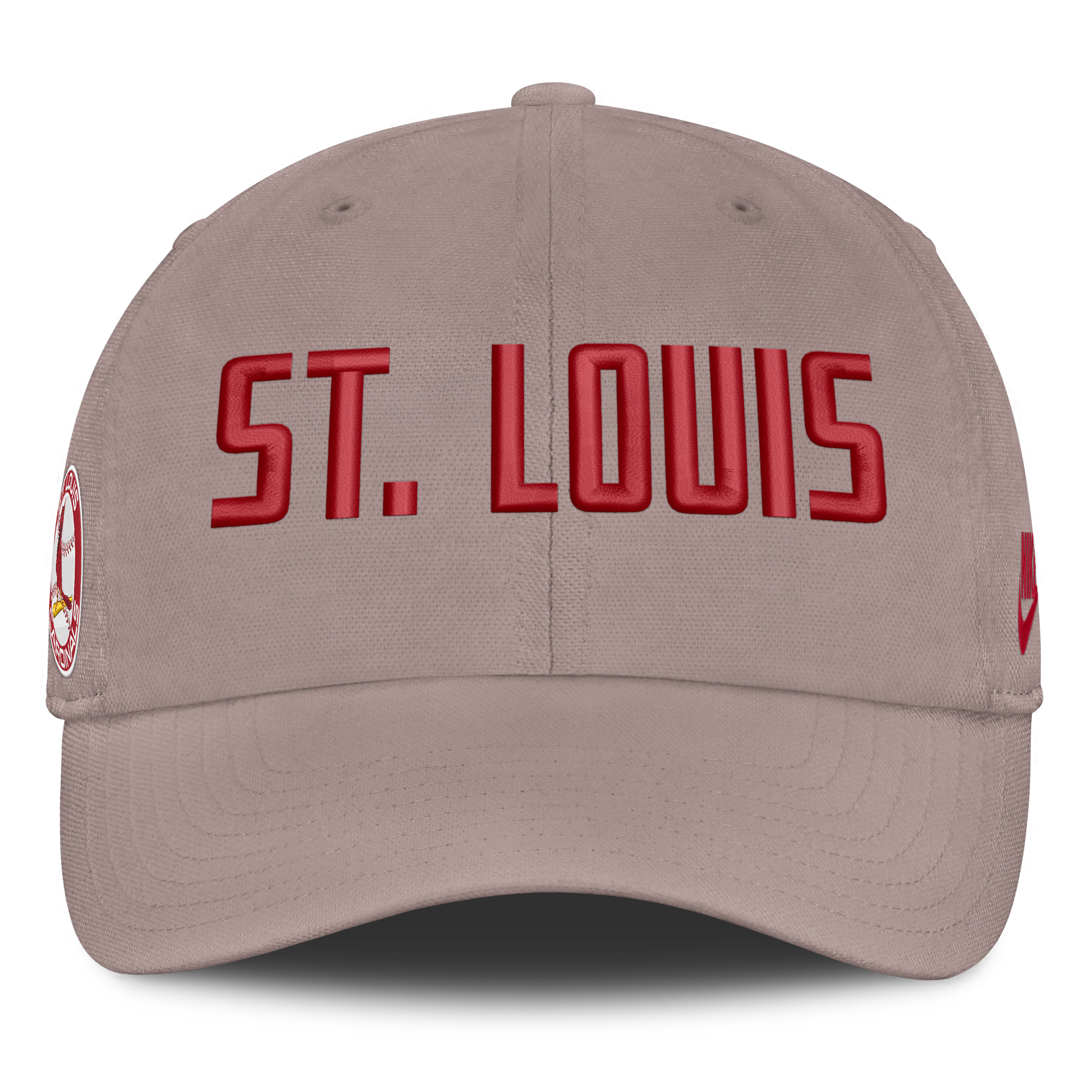 Casquette ajustable Nike marron clair pour homme, modèle St. Louis Cardinals Cooperstown Club