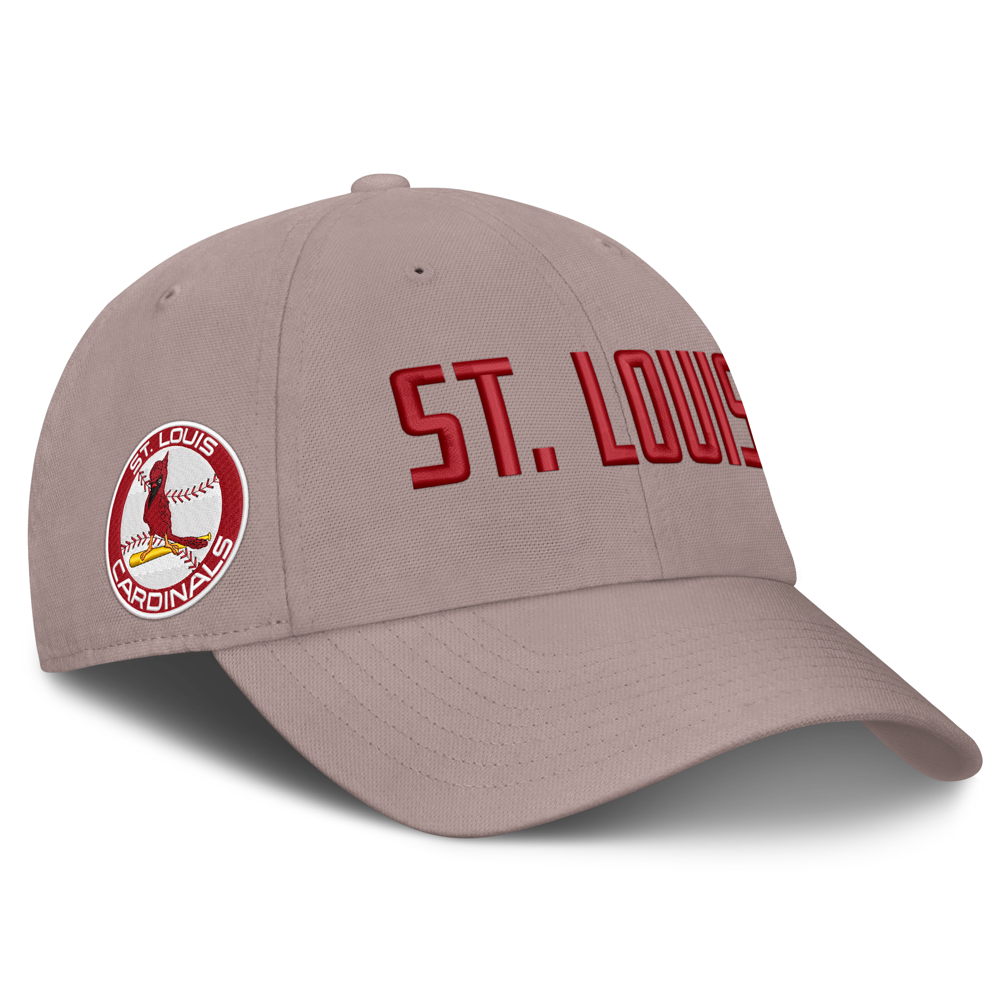 Casquette ajustable Nike marron clair pour homme, modèle St. Louis Cardinals Cooperstown Club