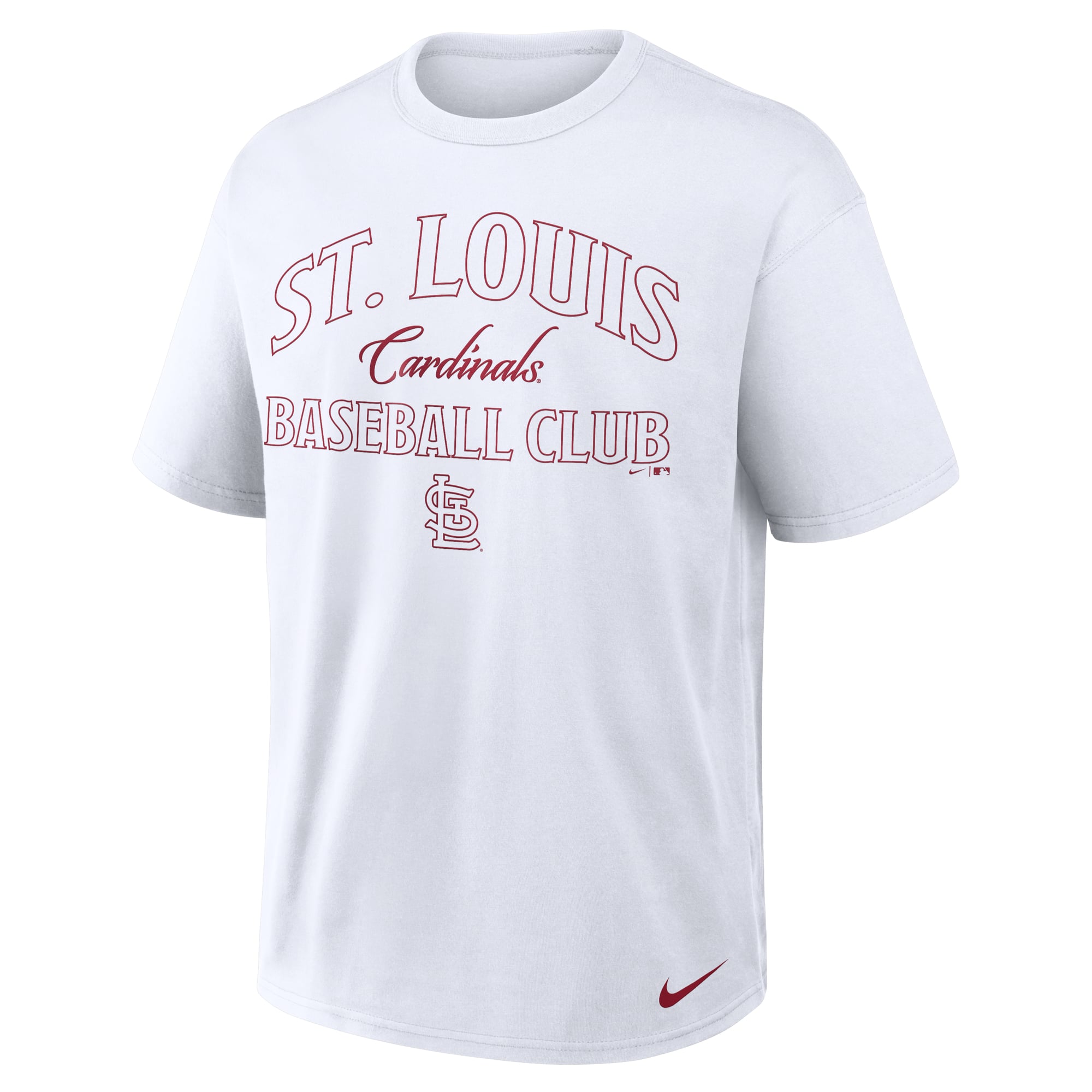 Men's Nike White St. Louis Cardinals Max90 Heavyweight T-Shirt