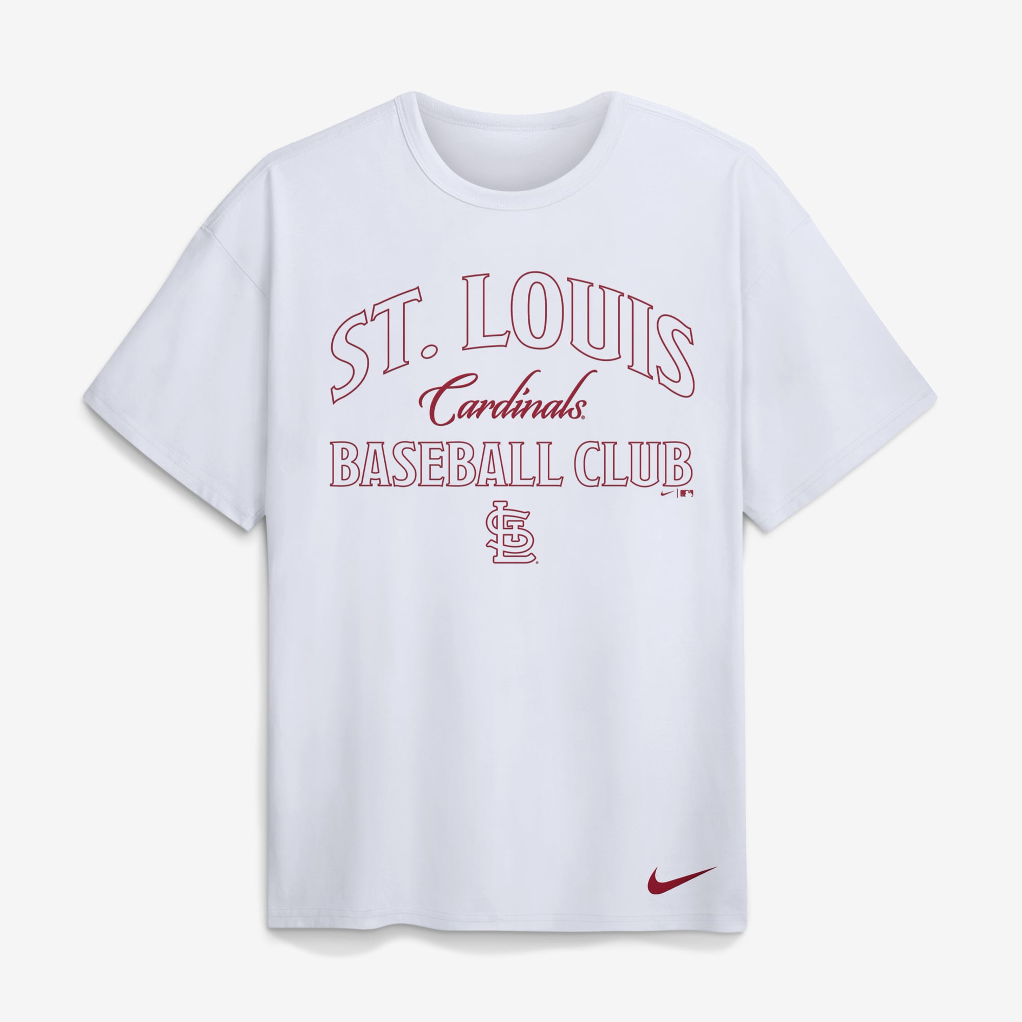 Men's Nike White St. Louis Cardinals Max90 Heavyweight T-Shirt