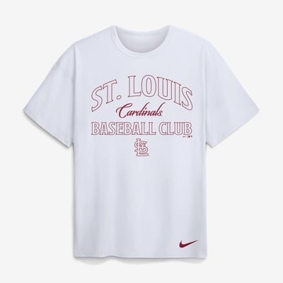 St. Louis Cardinals Nike Max90 Heavyweight T-Shirt - White